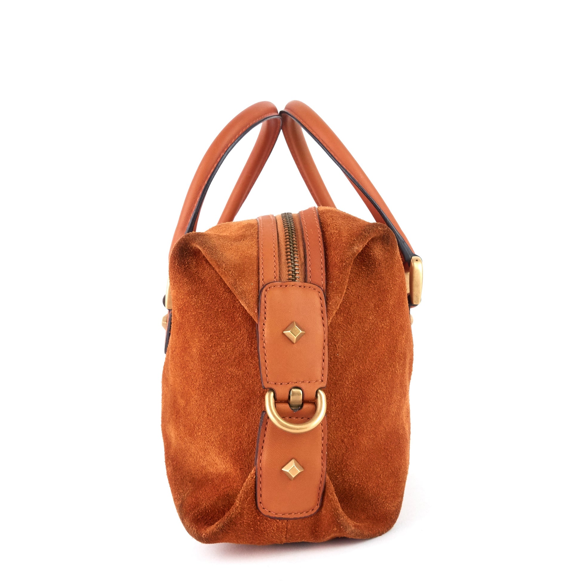 Gucci Boston Bag Suede Small Travel Bag