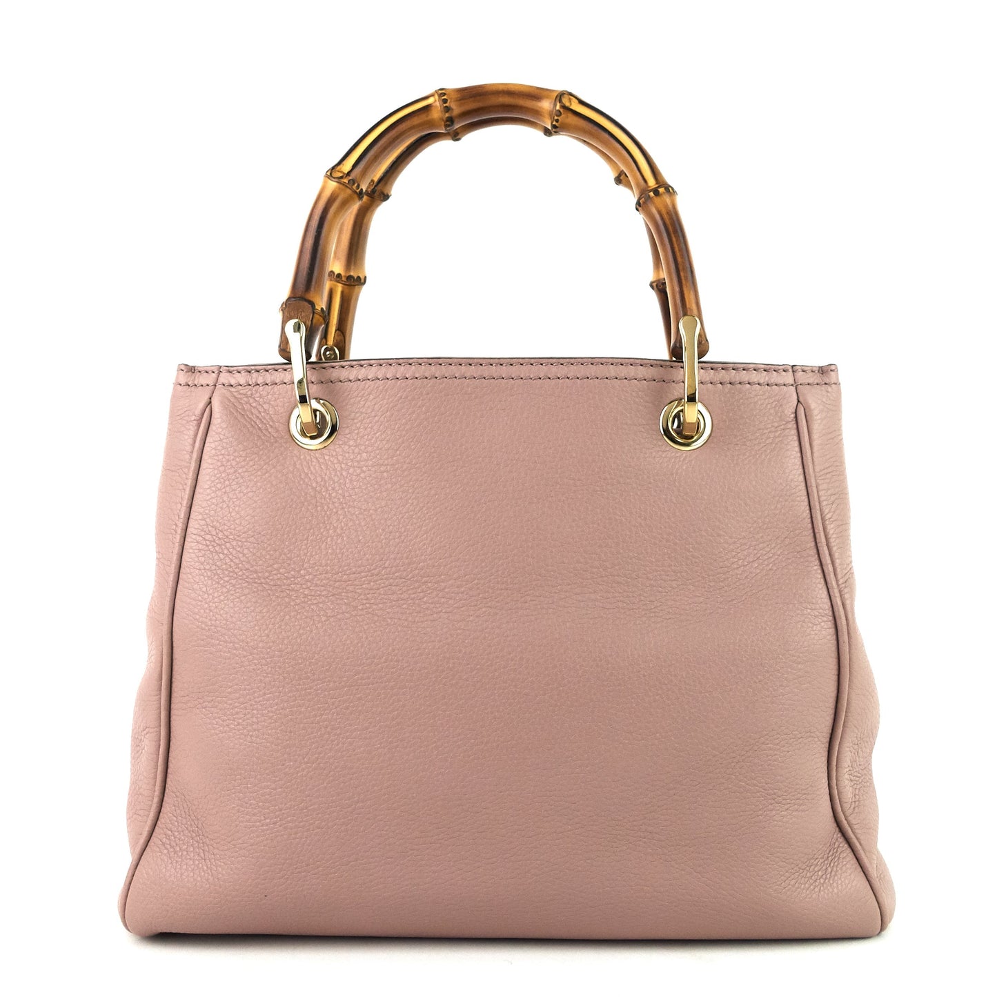 Gucci Bamboo Shopper Calfskin Tote Bag Small