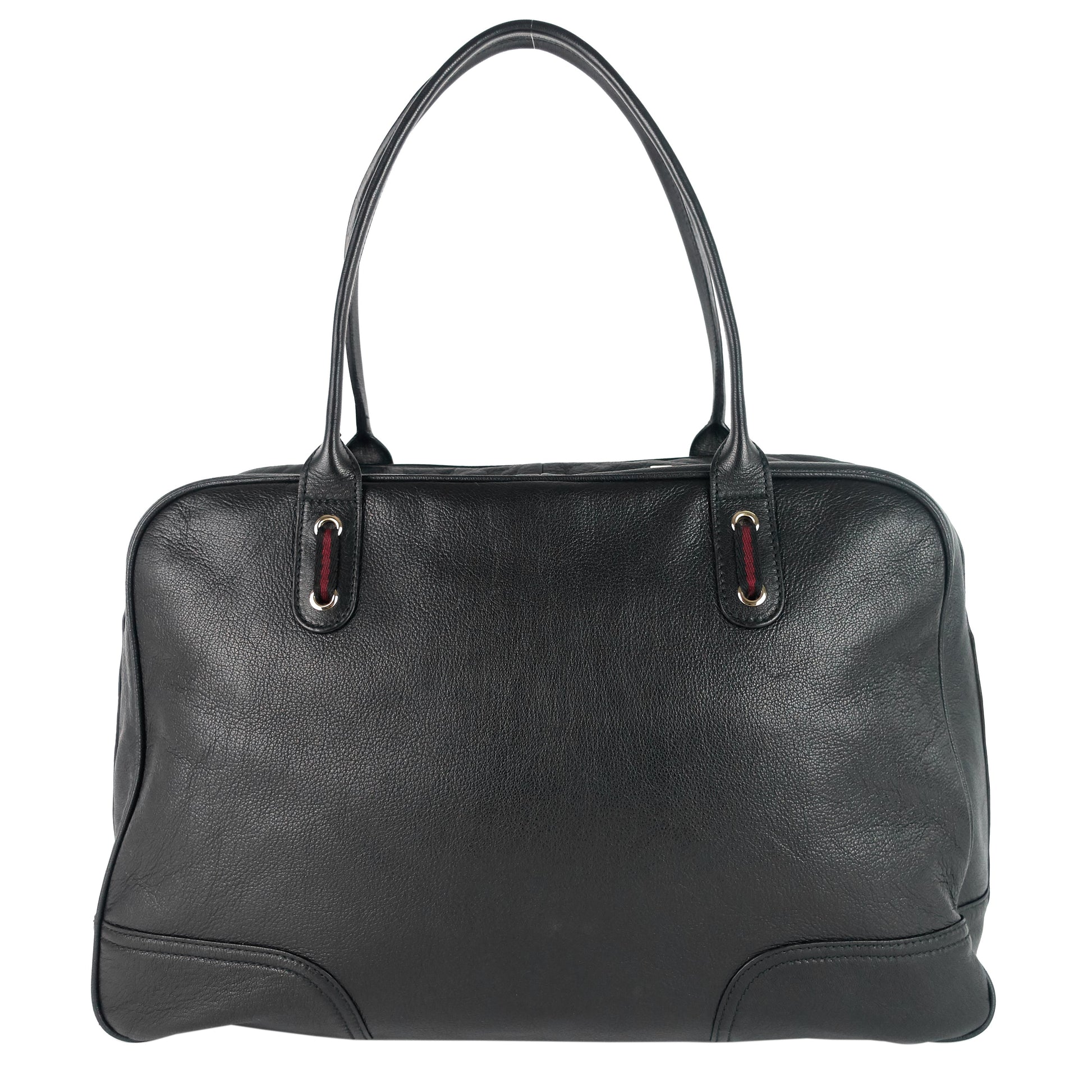 Gucci Princy Boston Bag Leather Large Travel Bag