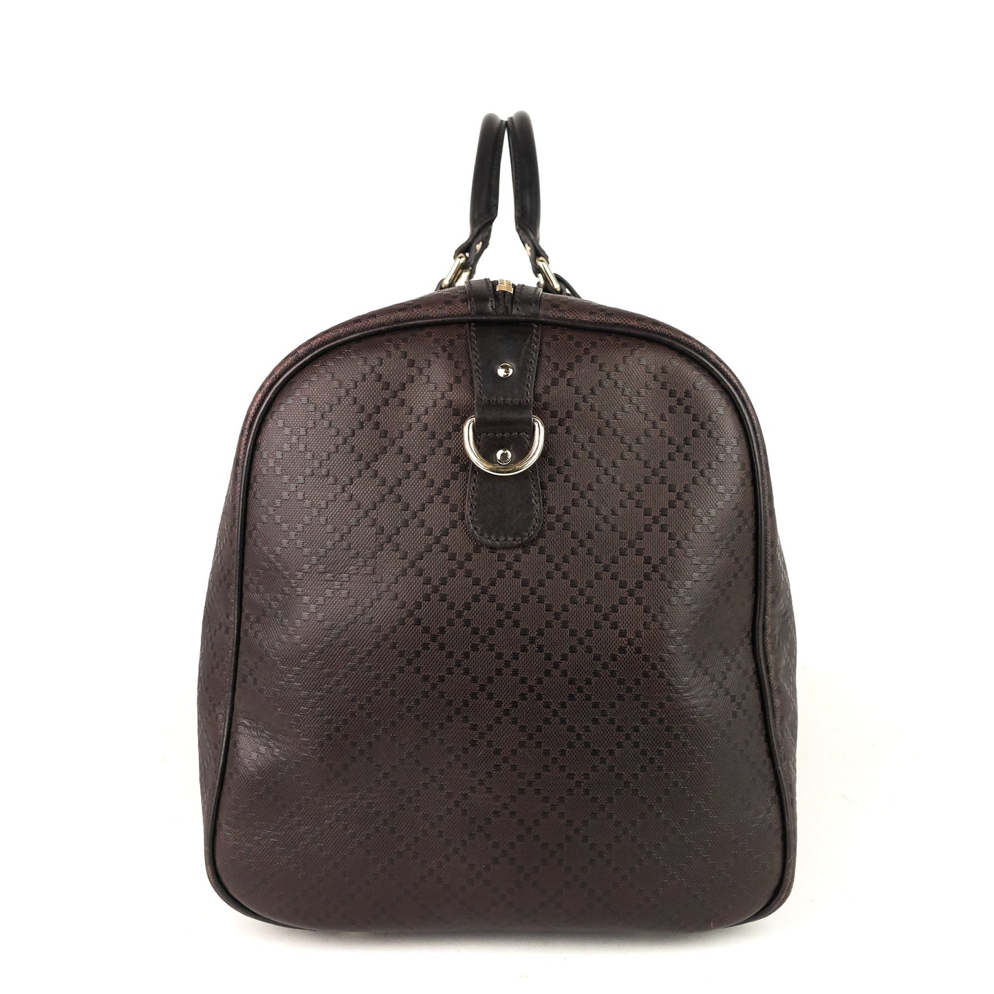 Gucci Bright Diamante Carry On Duffle Bag Leather Travel Bag