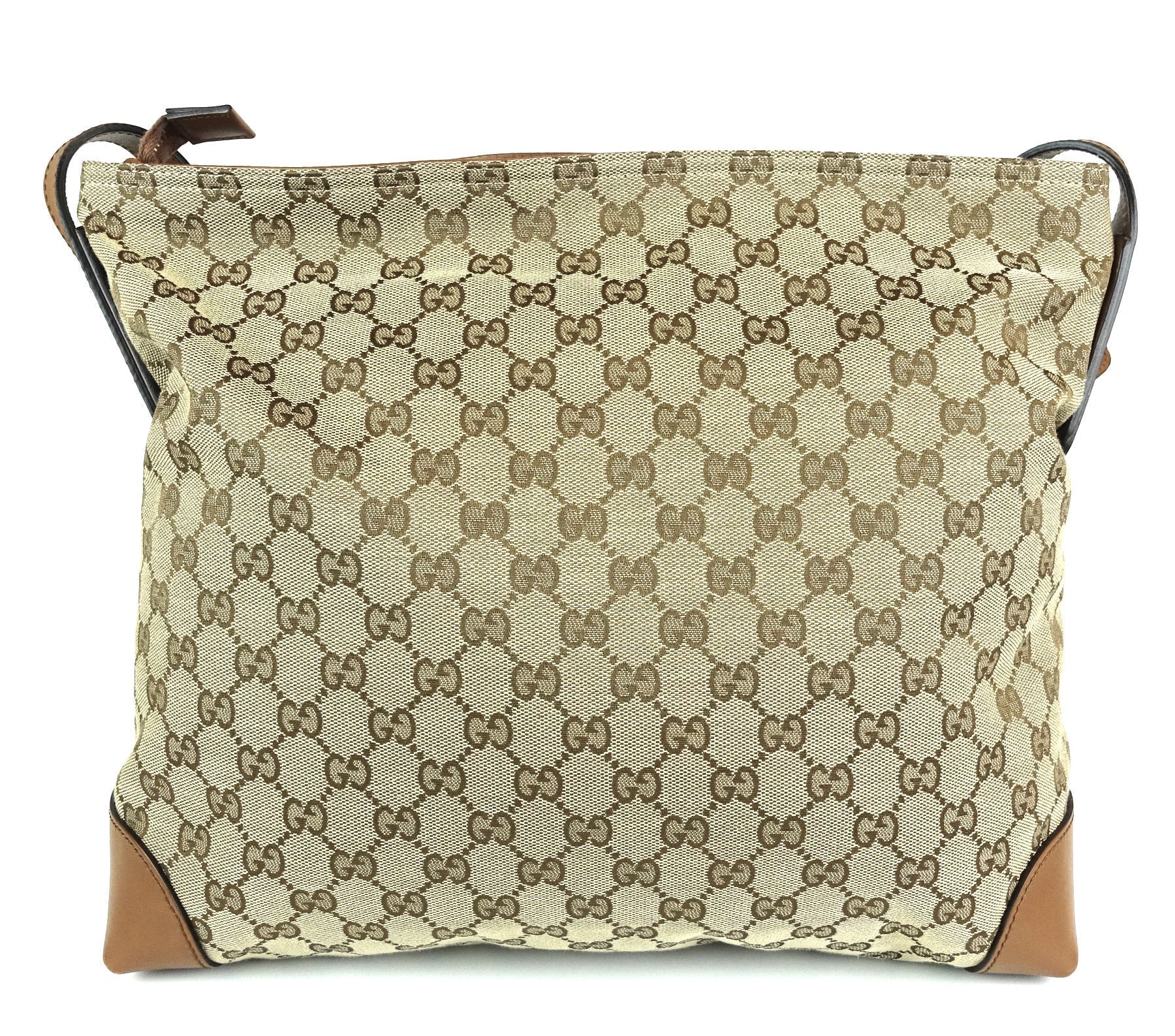Gucci Messenger Bag Canvas Monogram Shoulder Bag