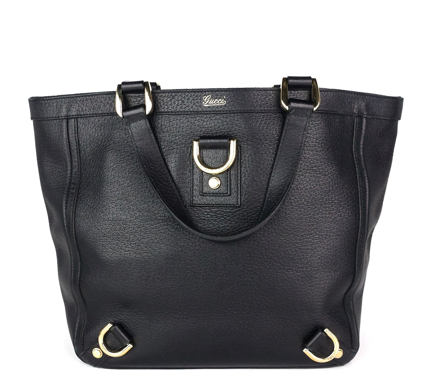 Gucci Abbey Ring Tote Bag Leather Medium Jewelry