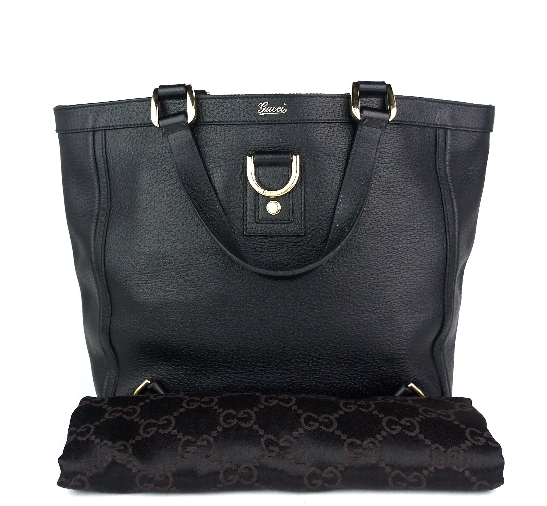 Gucci Abbey Ring Tote Bag Leather Medium Jewelry