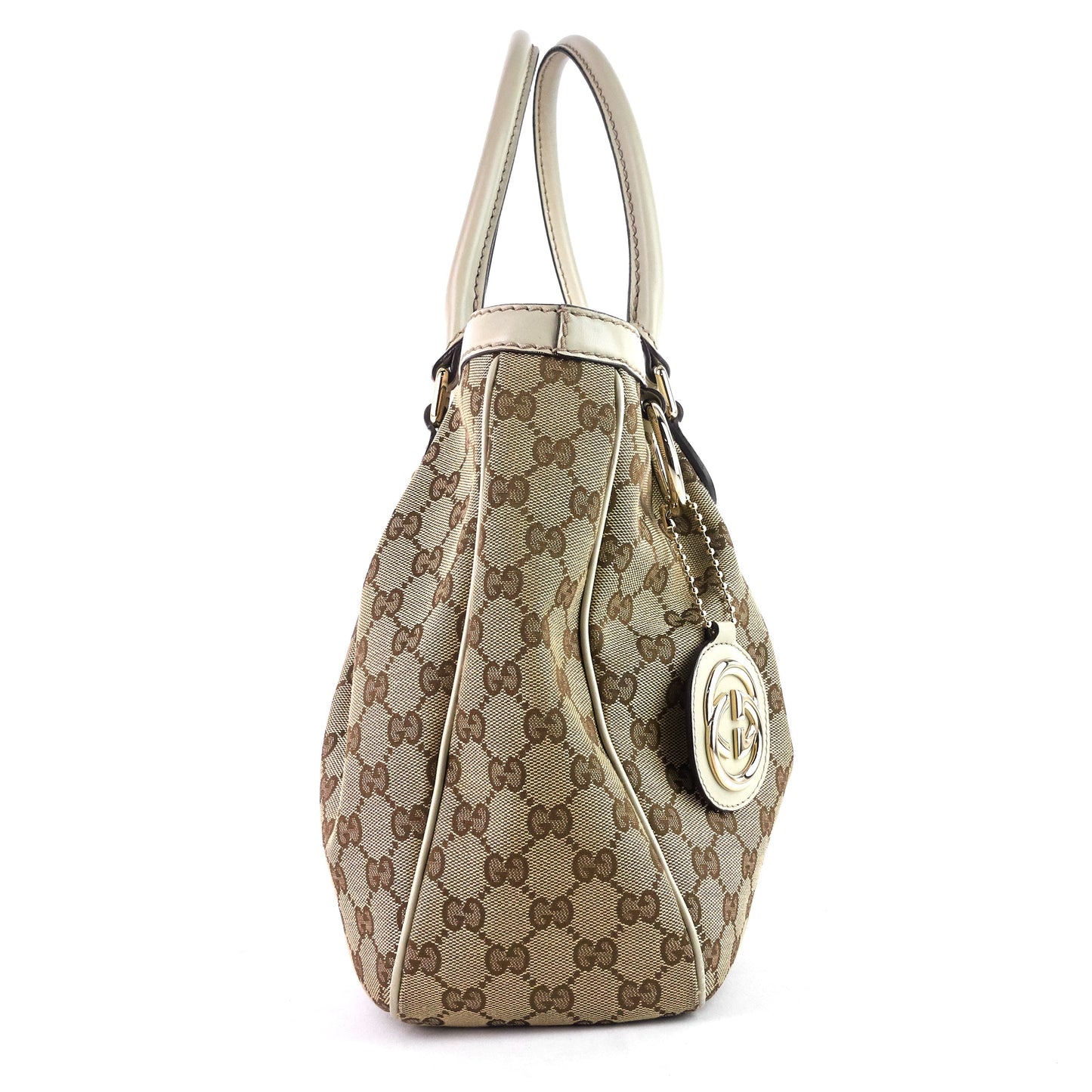 Gucci Sukey Zipped Pocket Tote Bag Canvas