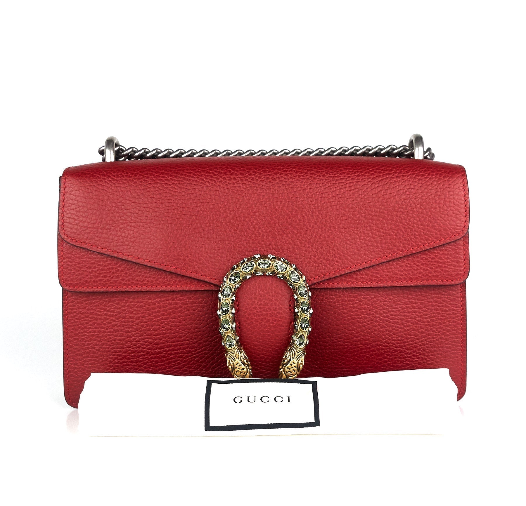 Gucci Dionysus Textured Bag Leather Shoulder Bag