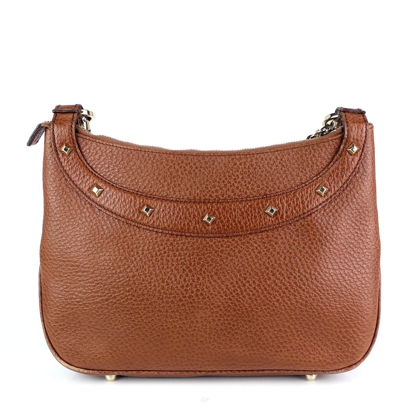 Gucci Jackie Pebbled Bamboo Handle Bag Leather Travel Bag