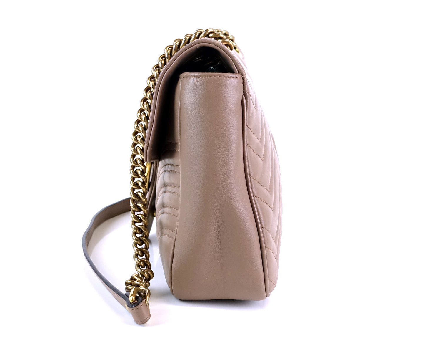 Gucci Marmont Chevron Bag Leather Matelasse Crossbody Bag Gucci Oc799