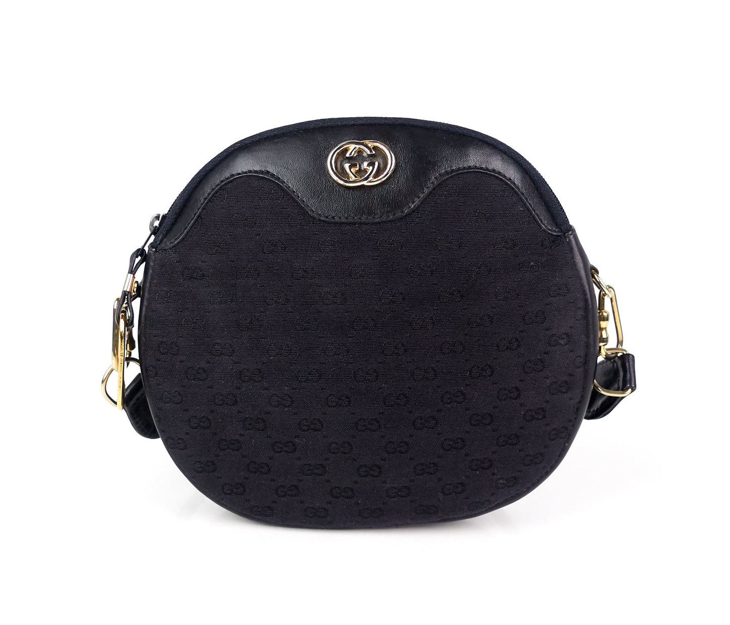 Gucci And Bag Leather Canvas Travel Bag