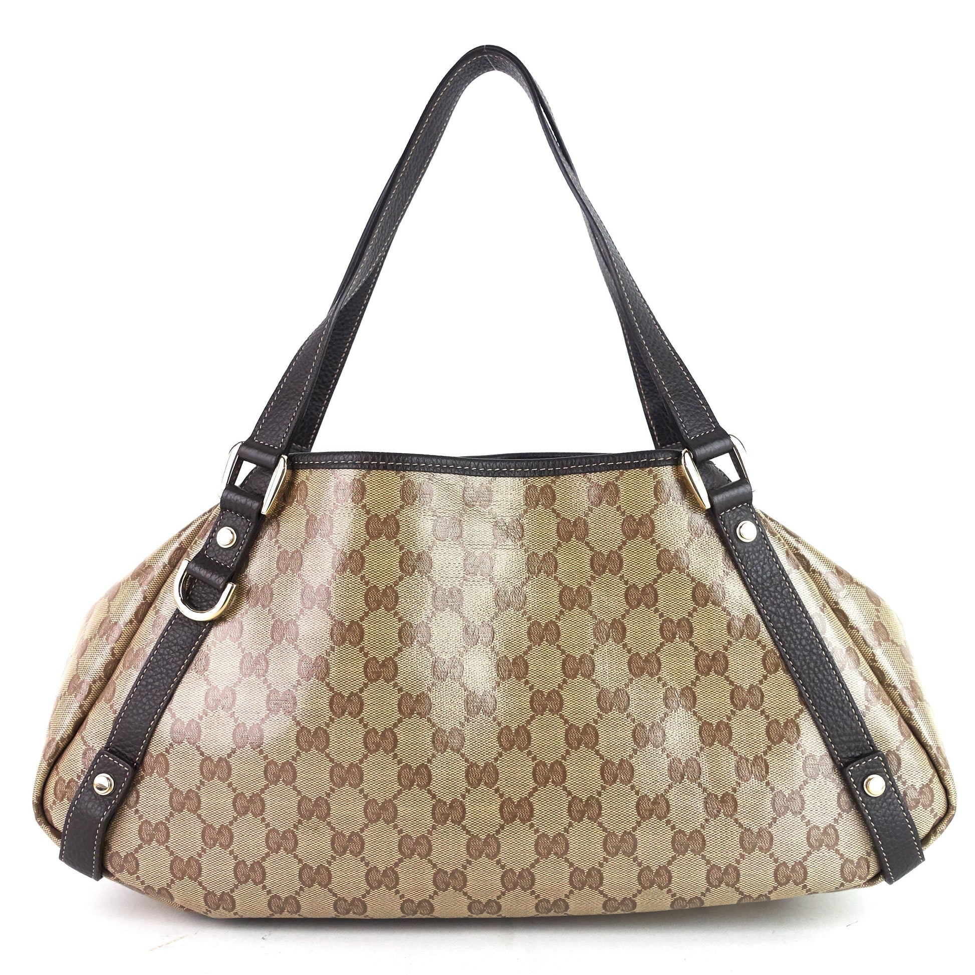 Gucci Pelham Crystal Bag Canvas Tote Bag