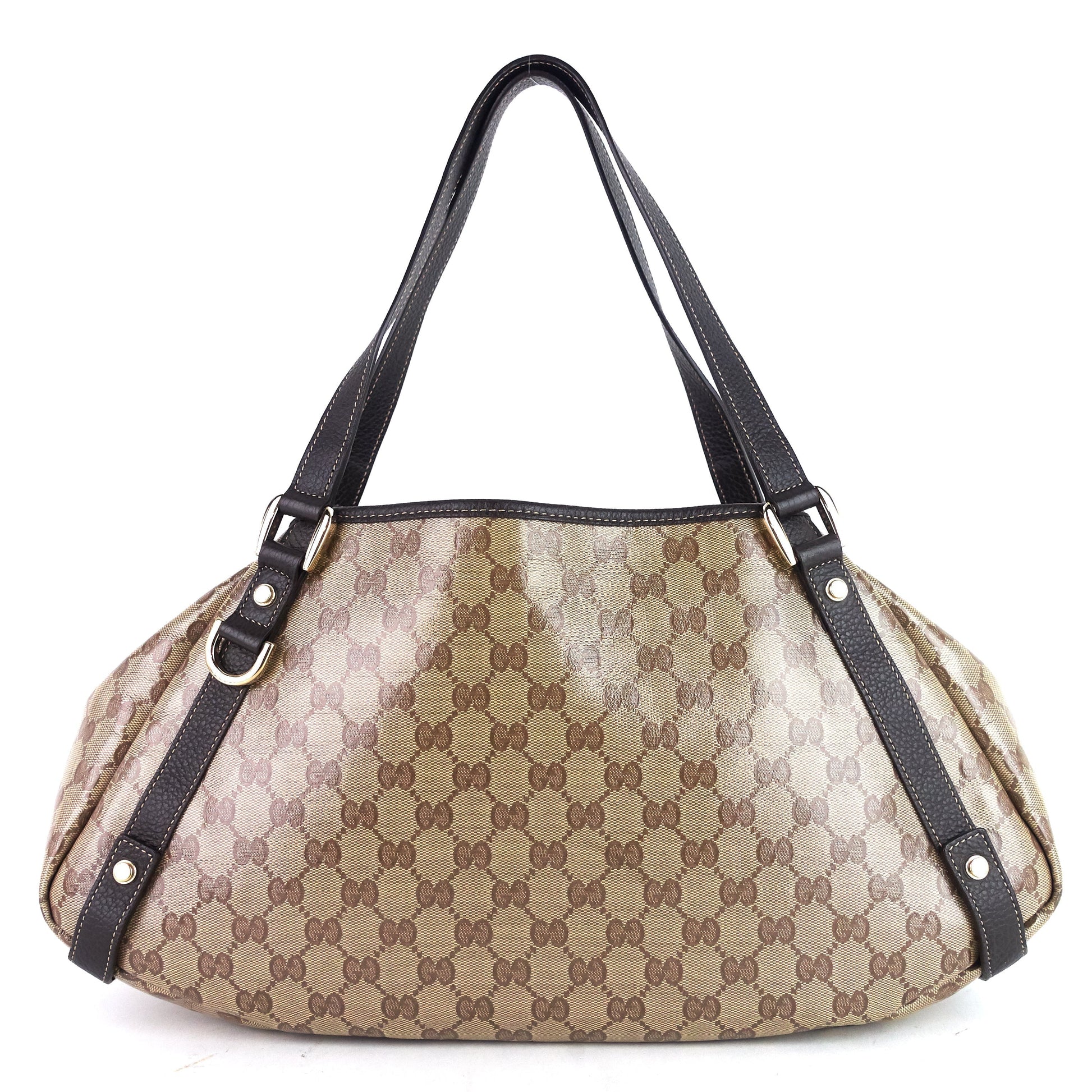 Gucci Pelham Crystal Bag Canvas Tote Bag