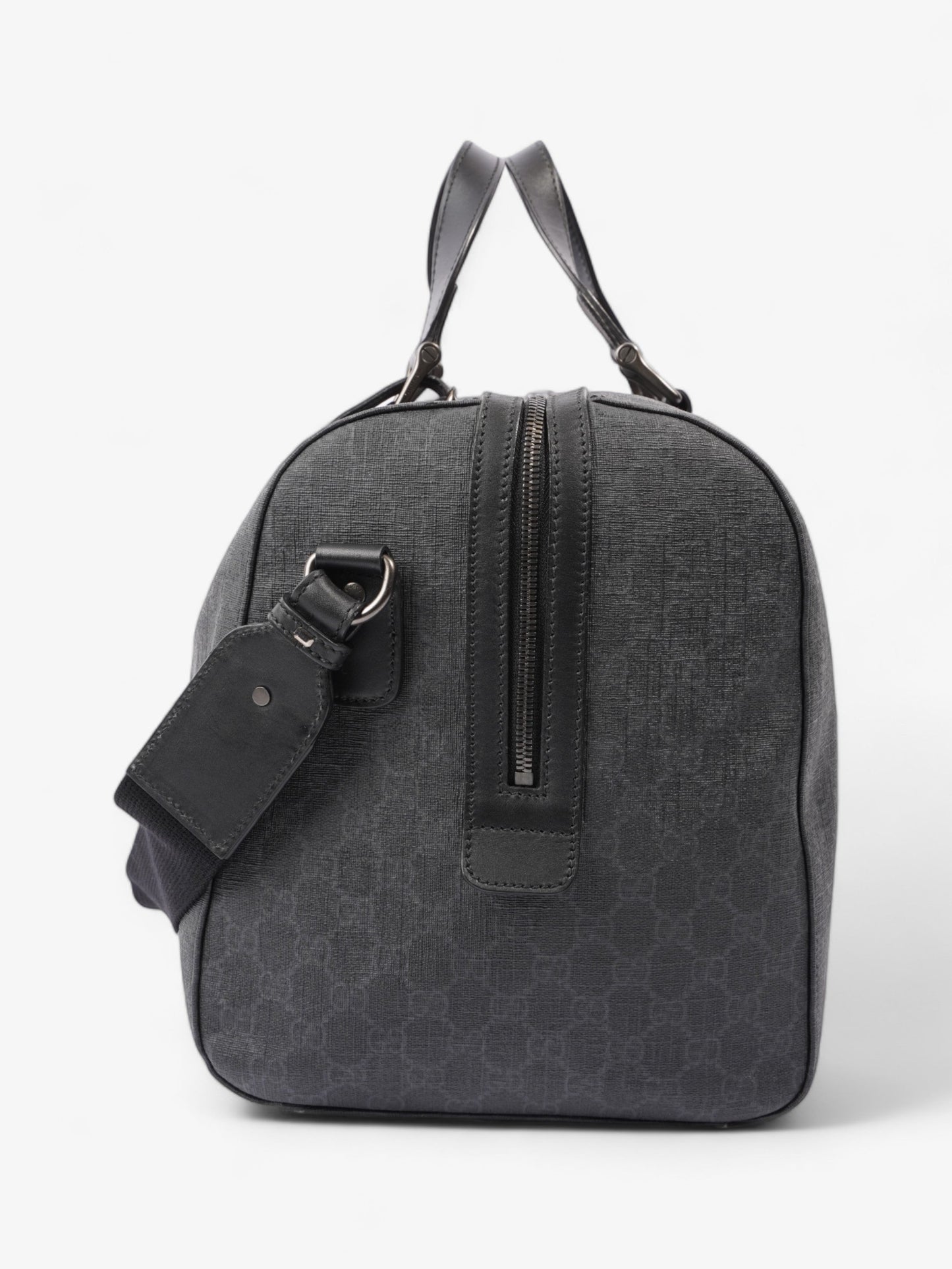 Gucci Carry On Duffle Supreme Coated Travel Bag Canvas Black