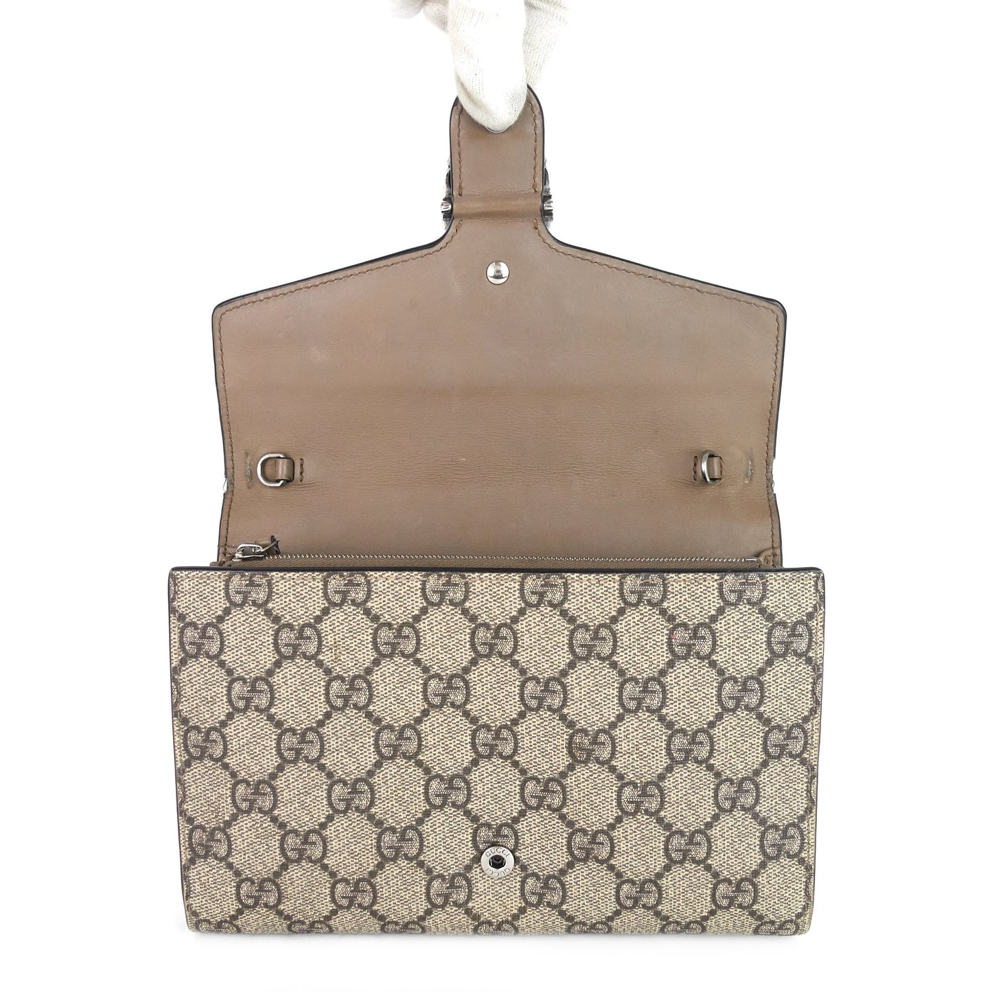 Gucci Dionysus Coated Wallet Bag Canvas Chain Crossbody Bag