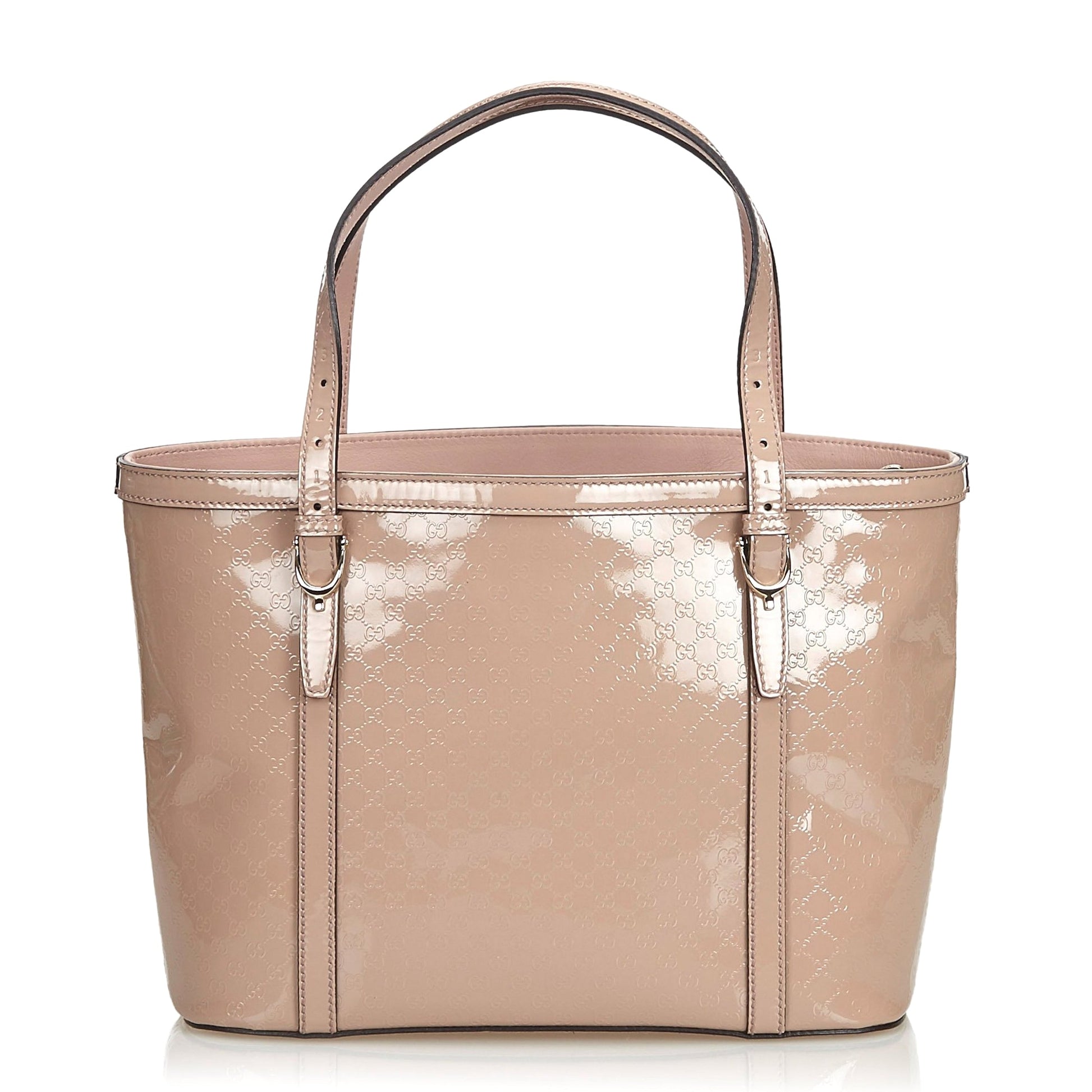 Gucci Nice Microssima Patent Bag Leather Travel Bag