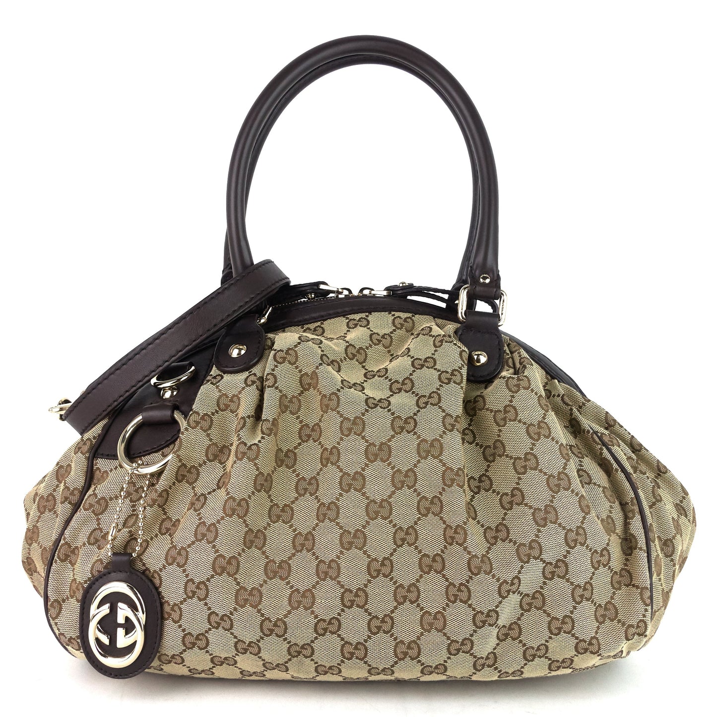Gucci Sukey Boston Bag Canvas Monogram Tote Bag