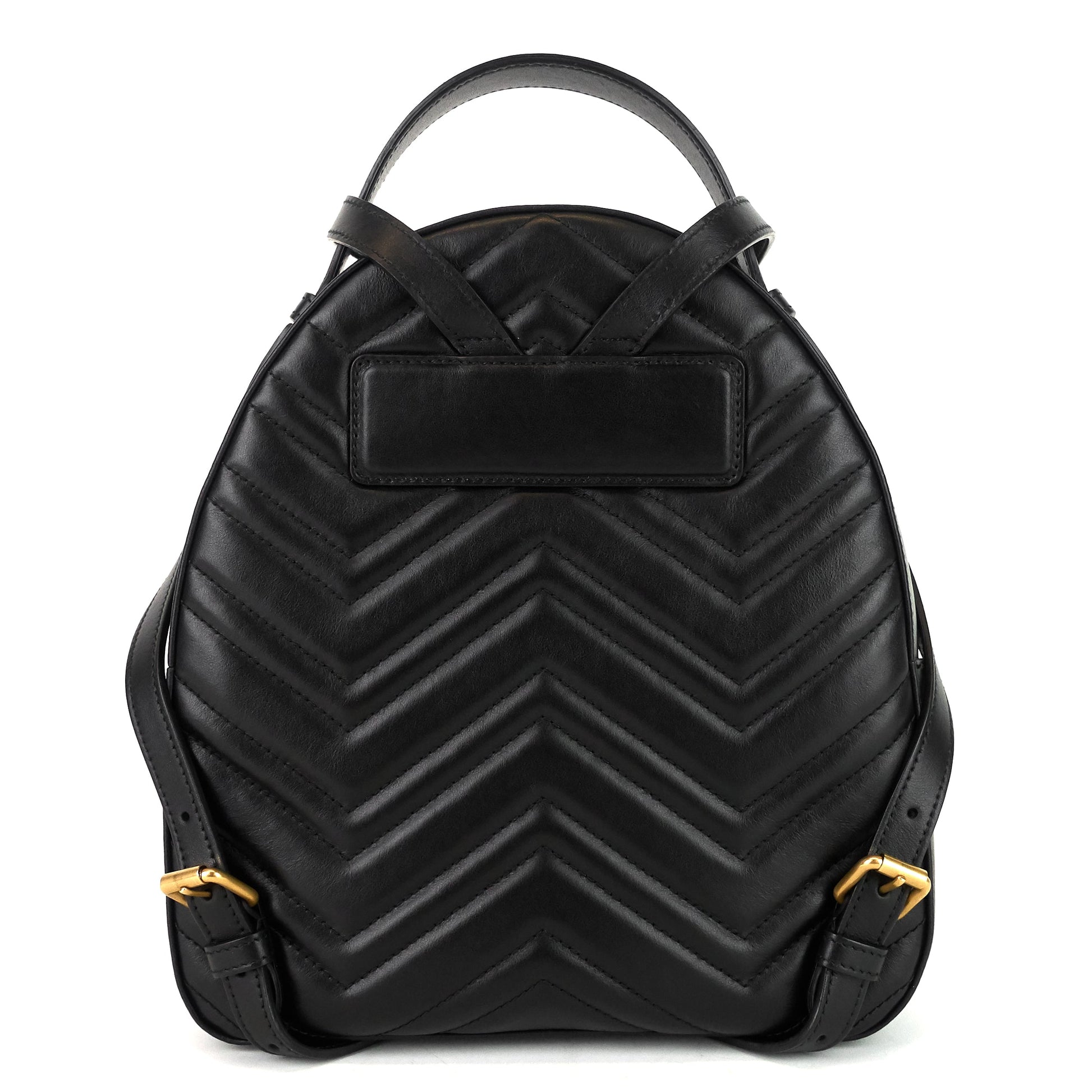 Gucci Marmont Calf Backpack Leather Matelasse