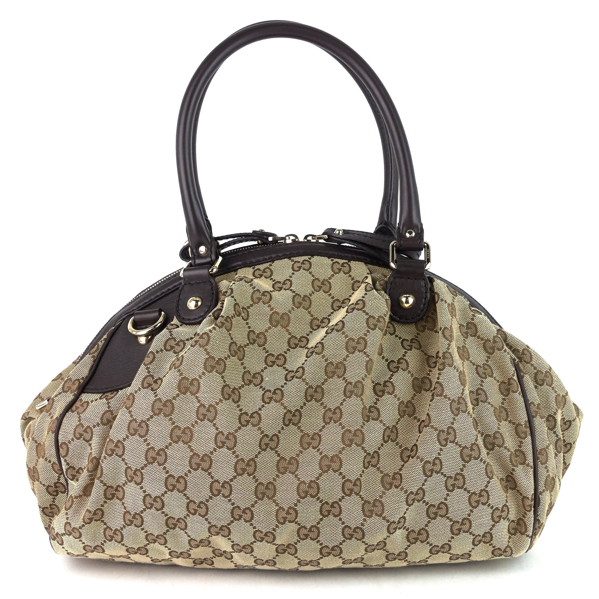 Gucci Sukey Boston Bag Canvas Monogram Tote Bag