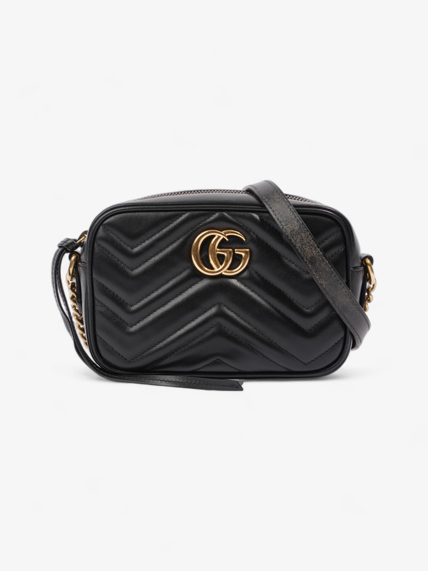 Gucci Marmont Mini Crossbody Bag Leather Matelasse 6