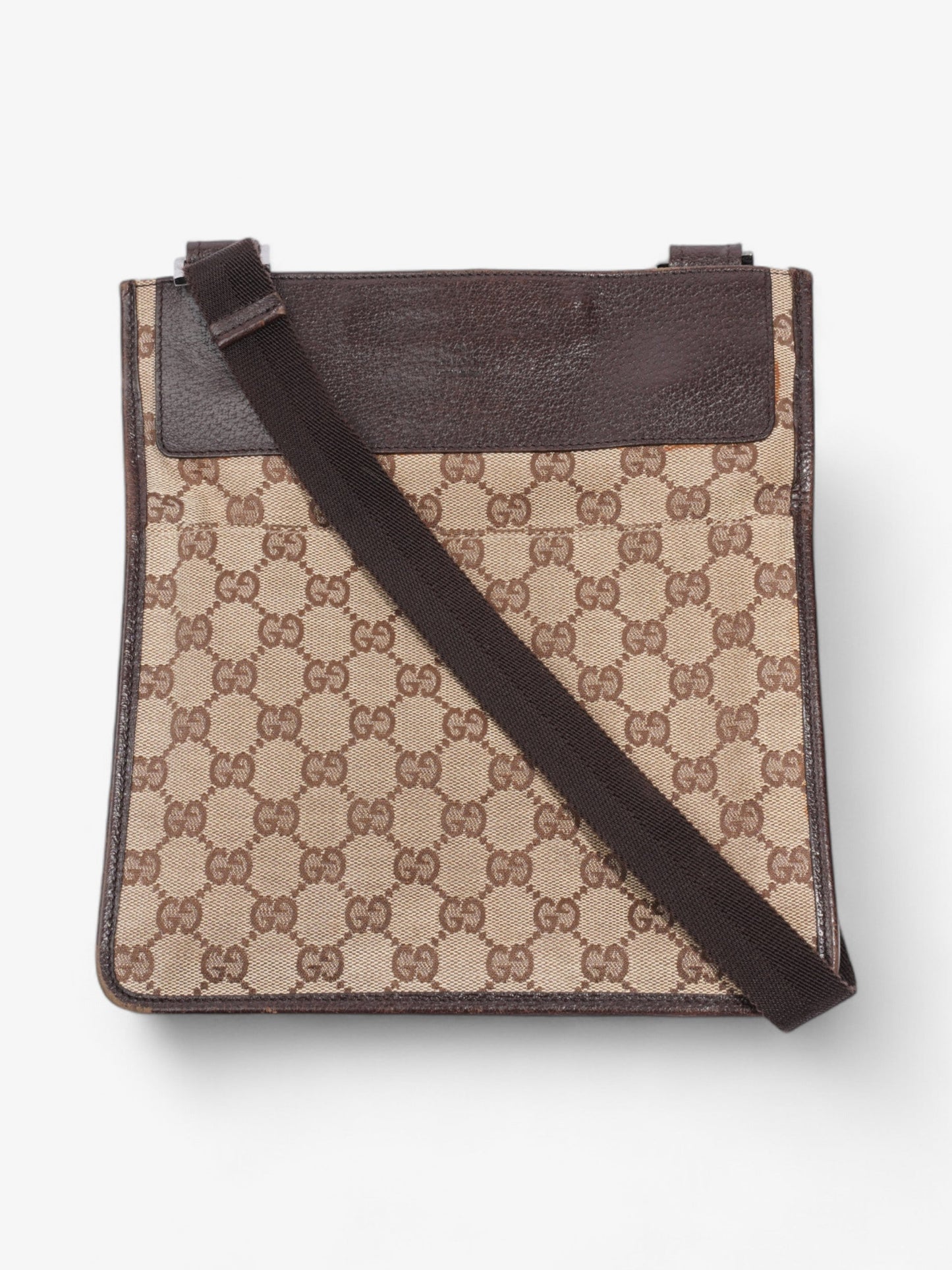 Gucci Bree Supreme Crossbody Bag Canvas Brown