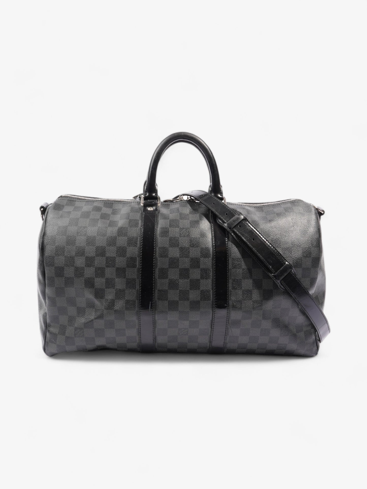 Louis Vuitton Keepall Bandouliere 45 Graphite Damier Canvas Travel Bag