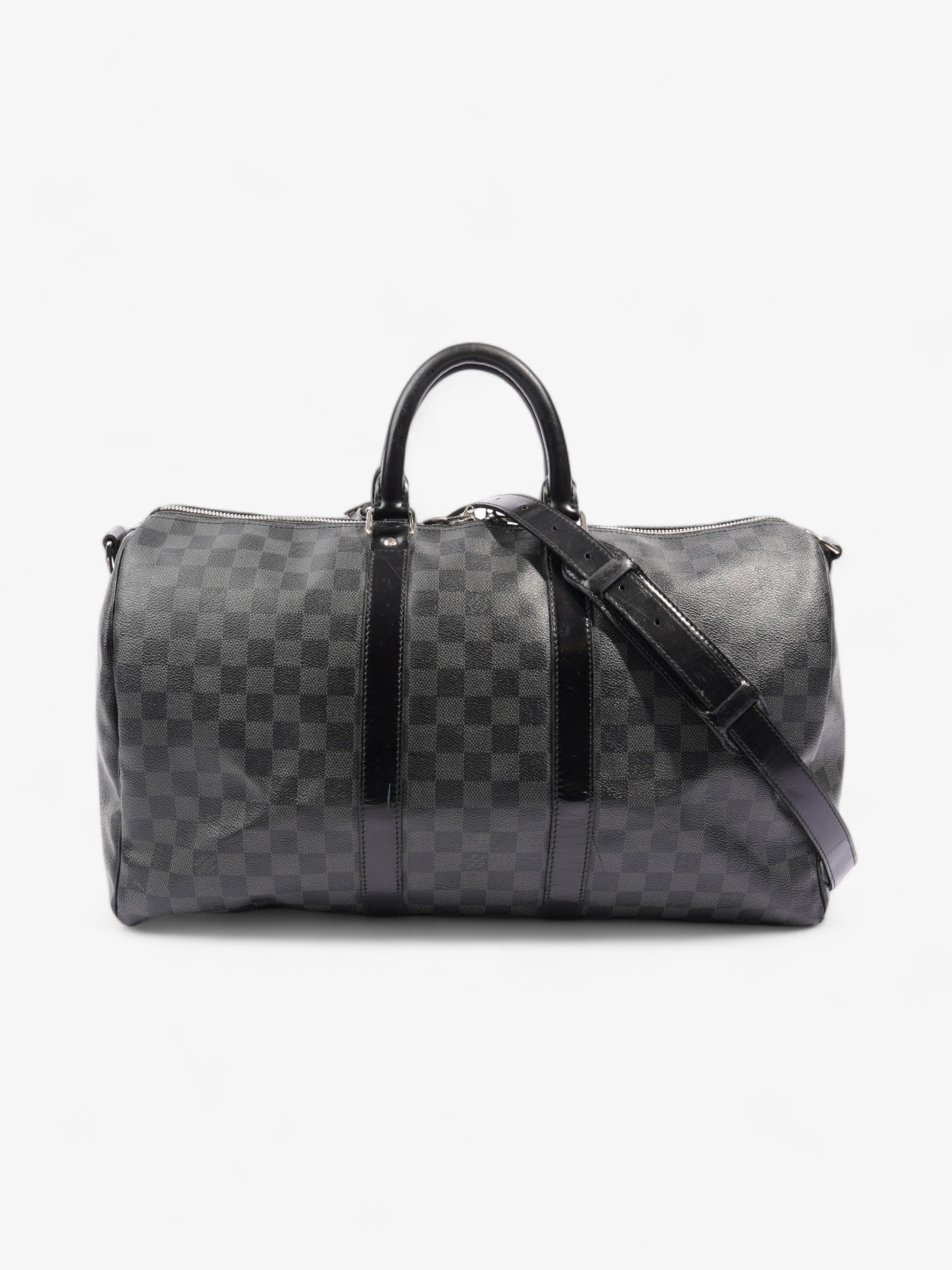 Louis Vuitton Keepall Bandouliere 45 Graphite Damier Canvas Travel Bag