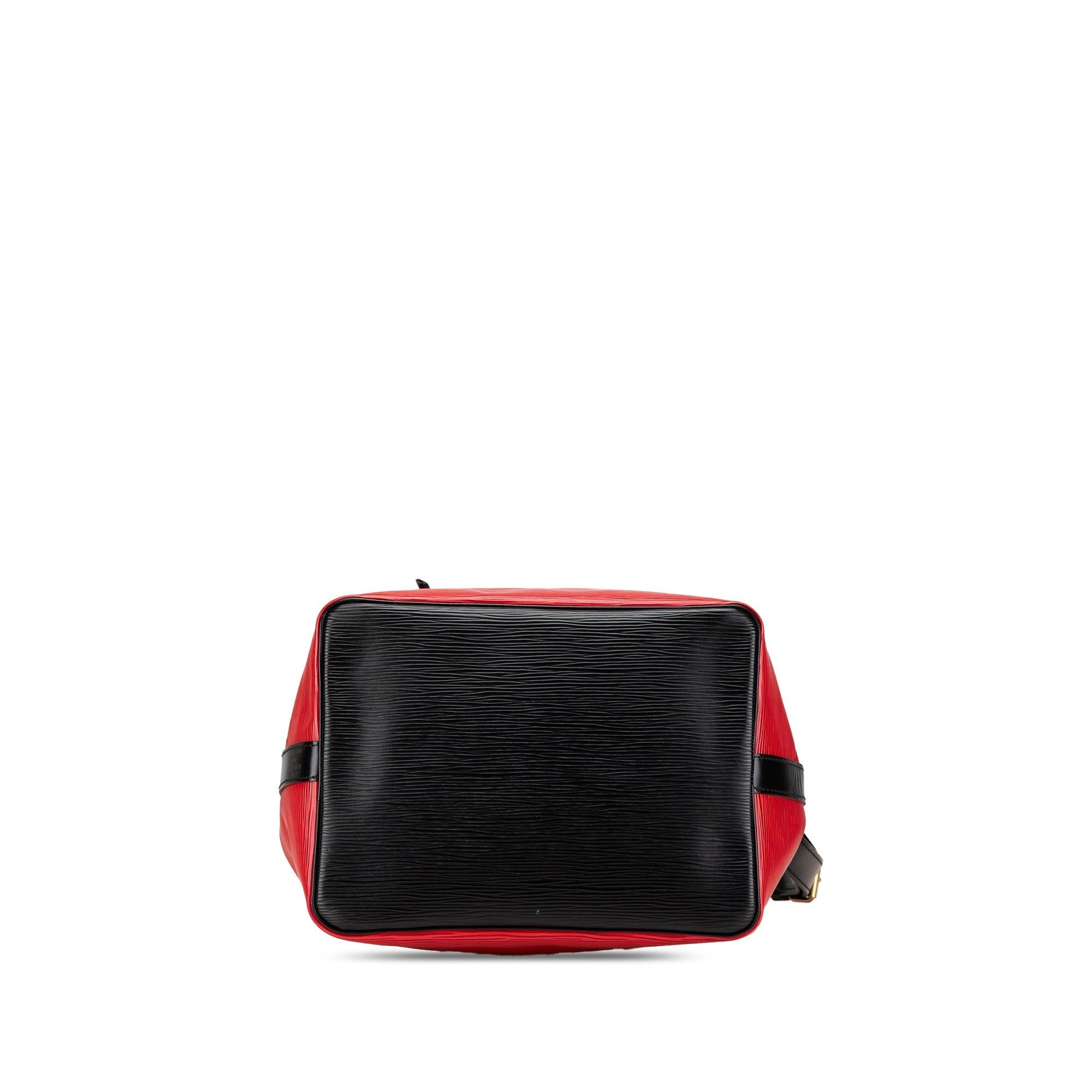 Red Louis Vuitton Epi Petit Bicolor Noe Bucket Bag
