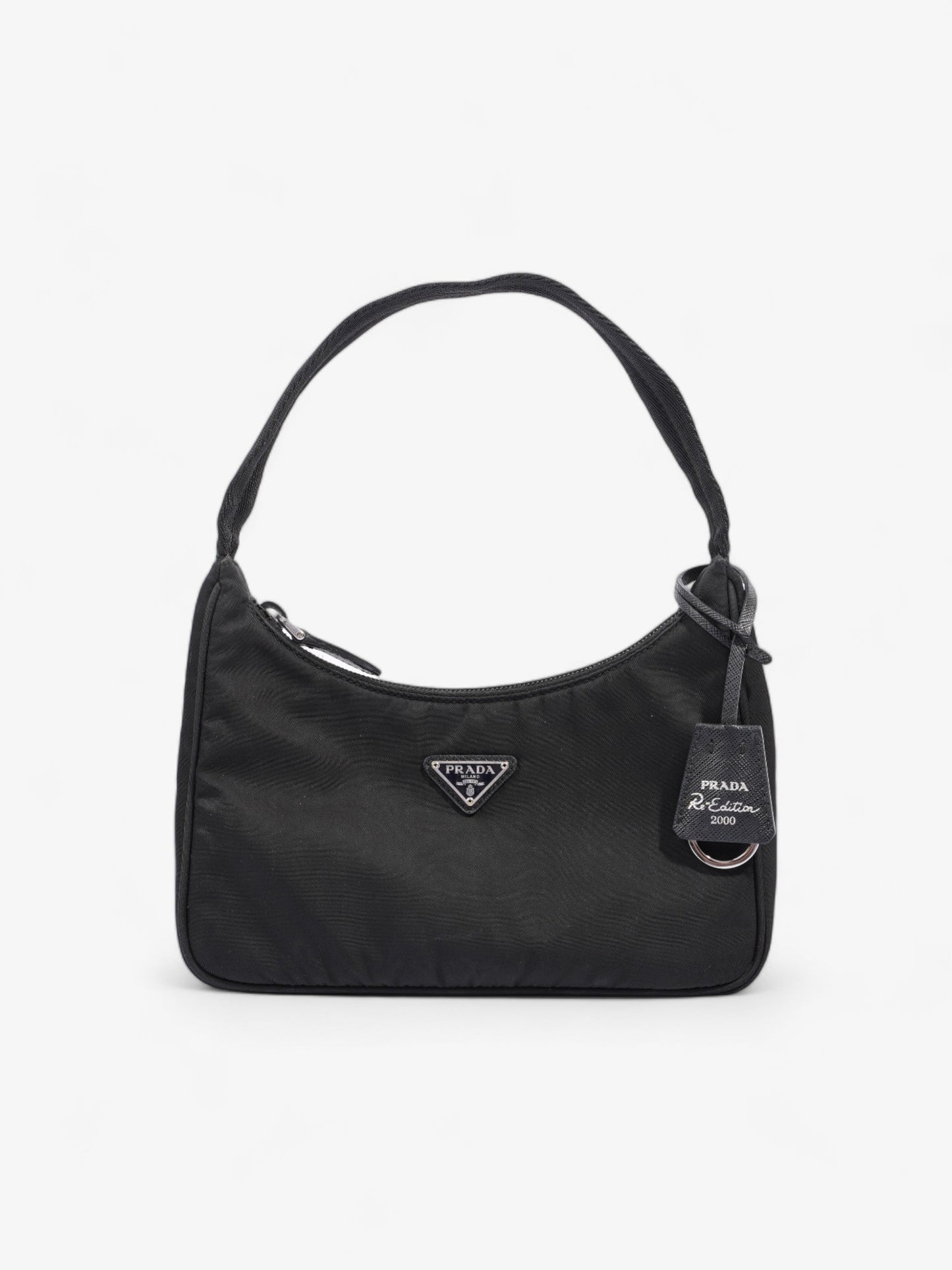 Prada Re Edition Re Shoulder Bag Nylon Black Black Re Nylon