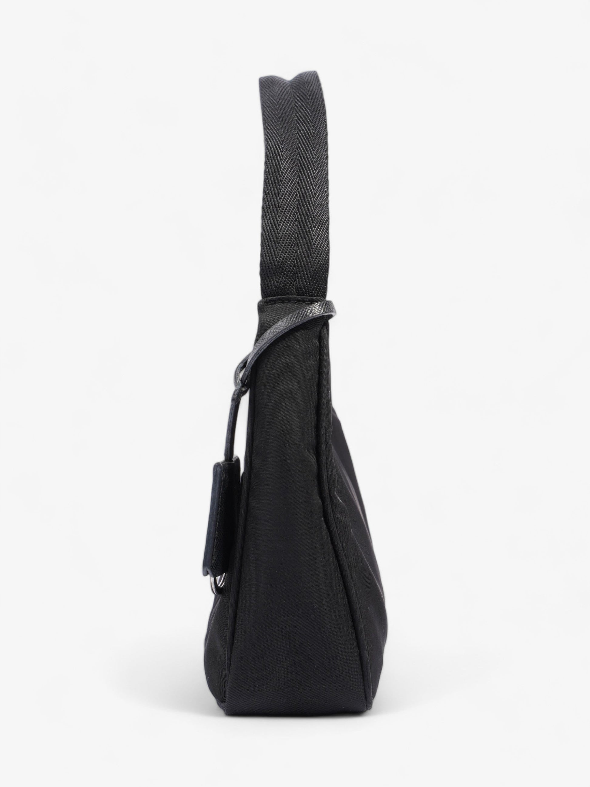 Prada Re Edition Re Shoulder Bag Nylon Black Black Re Nylon
