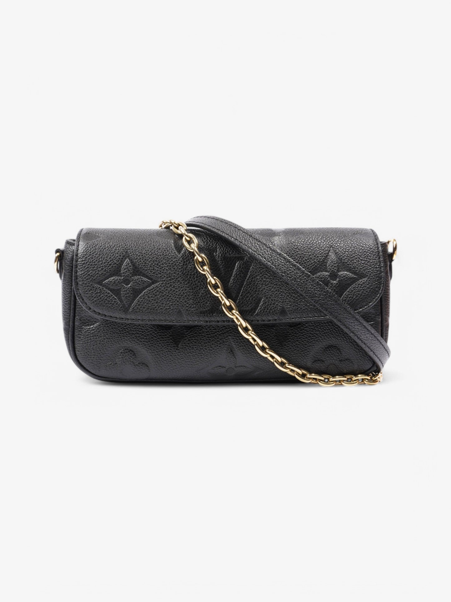 Louis Vuitton Ivy Embossed Leather Black Handbag