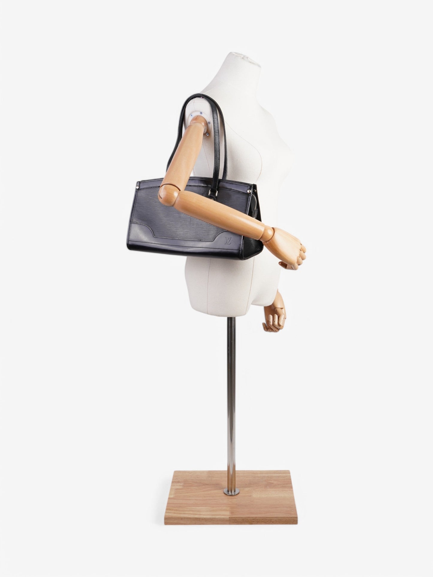Louis Vuitton Madeleine Epi Leather Black Handbag
