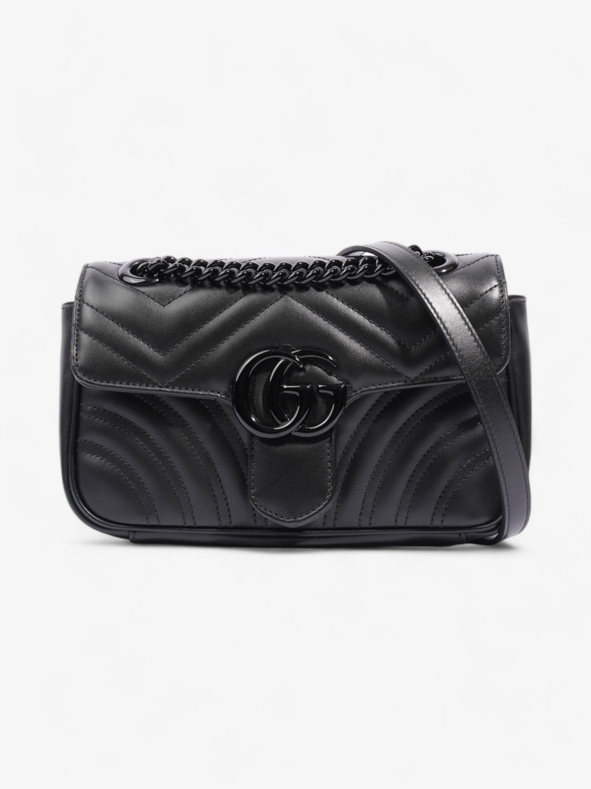 Gucci Marmont Mini Shoulder Bag Leather Matelasse Mini 6