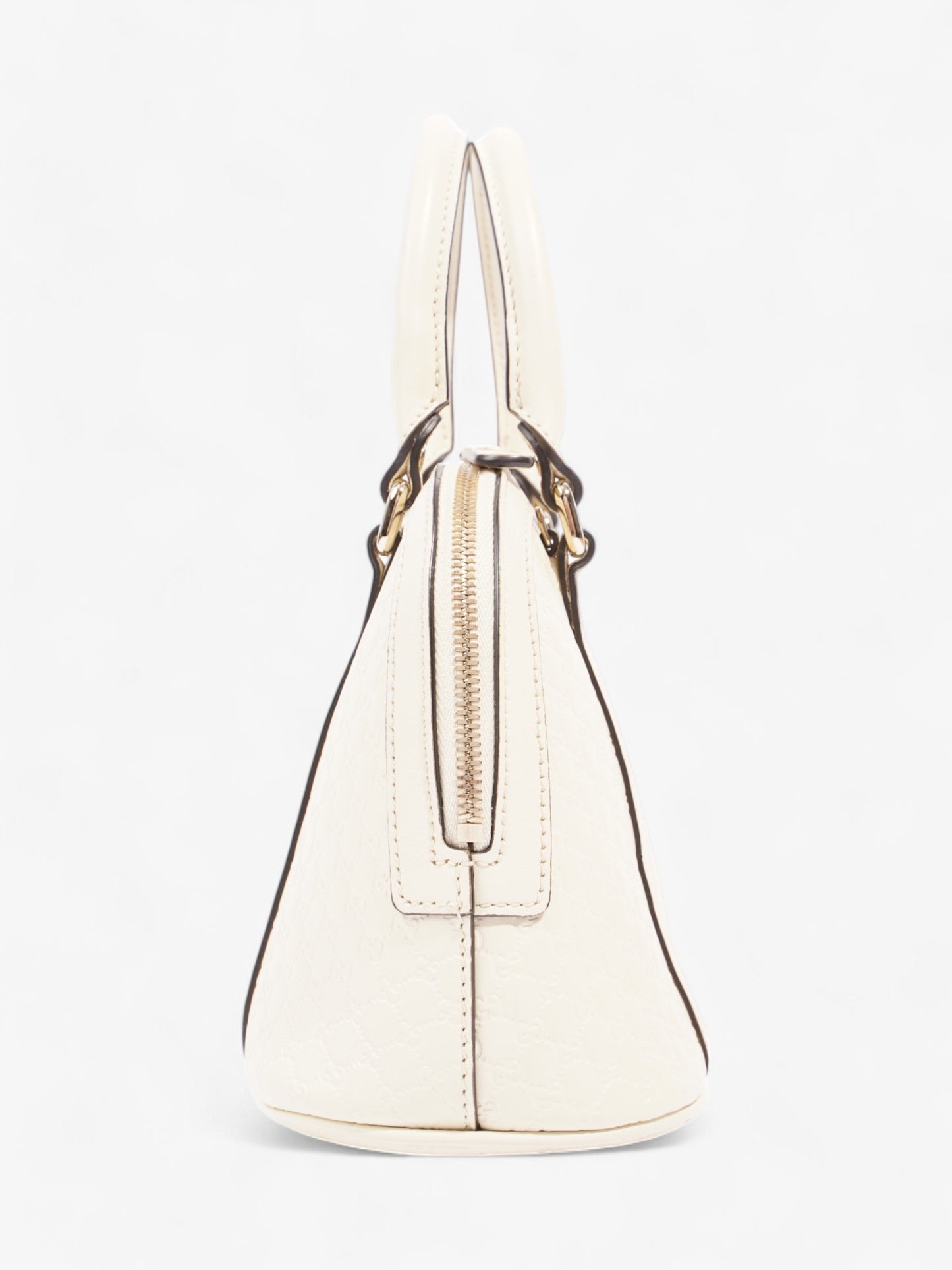 Gucci Dome ssima Crossbody Bag Leather White