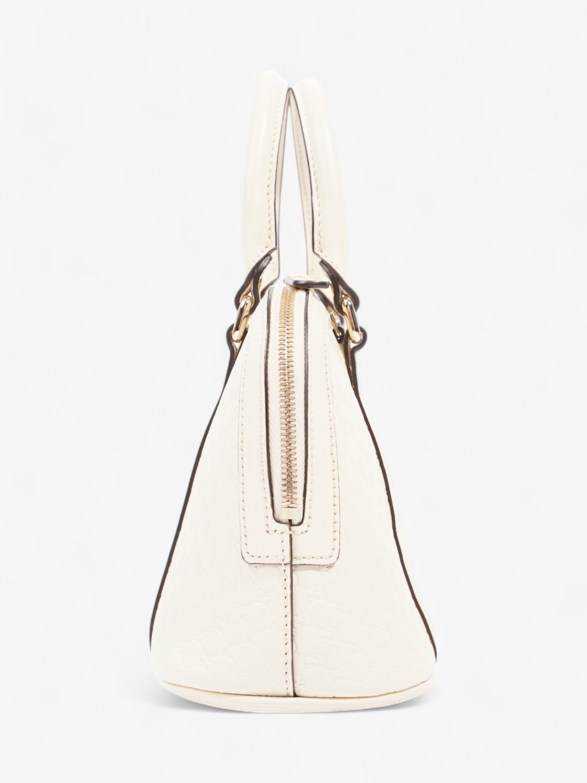 Gucci Dome ssima Crossbody Bag Leather White