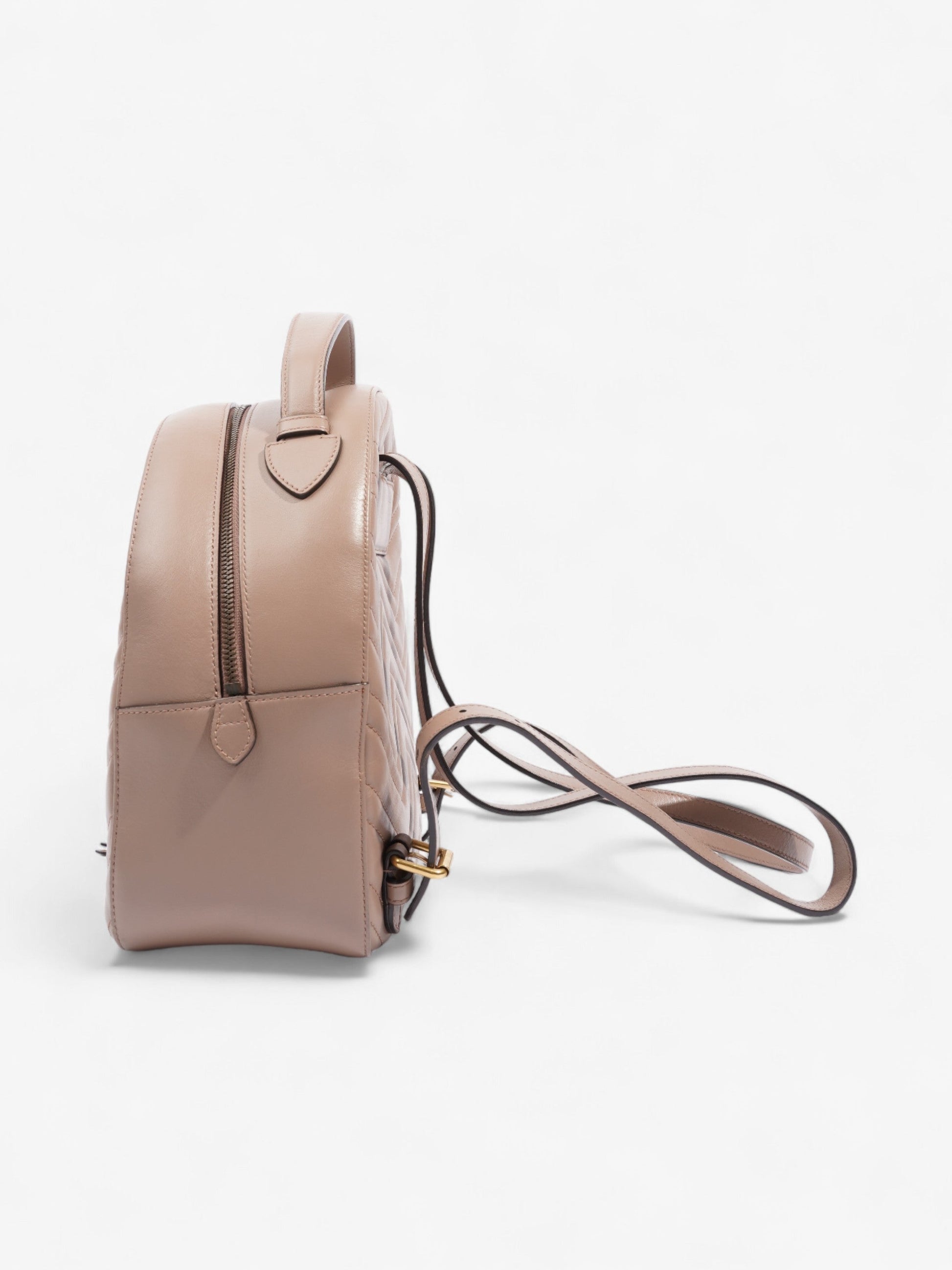 Gucci Marmont Backpack Dusty Leather Matelasse