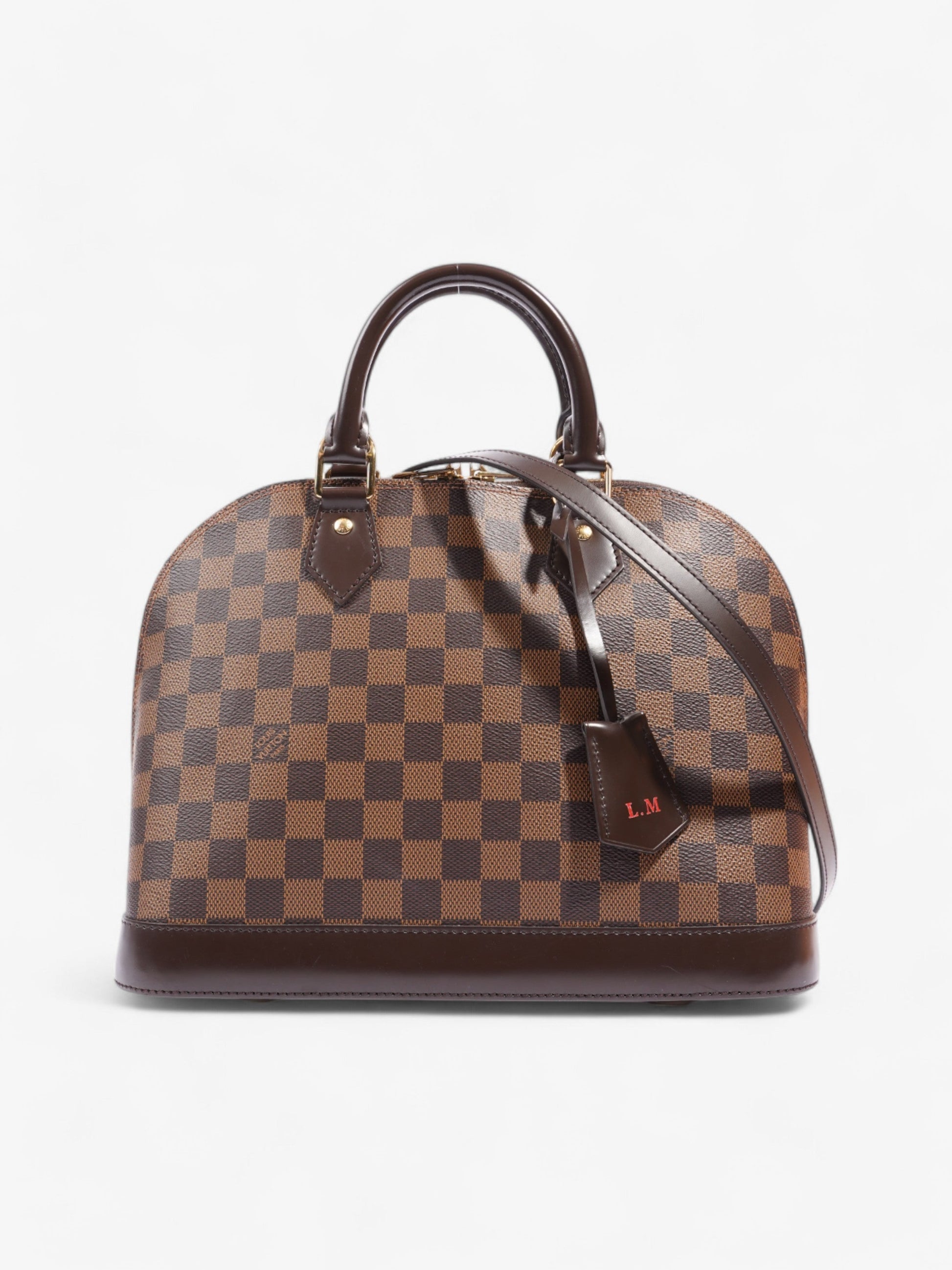 Louis Vuitton Alma Ebene Coated PM Damier Canvas Coated Canvas Apparel