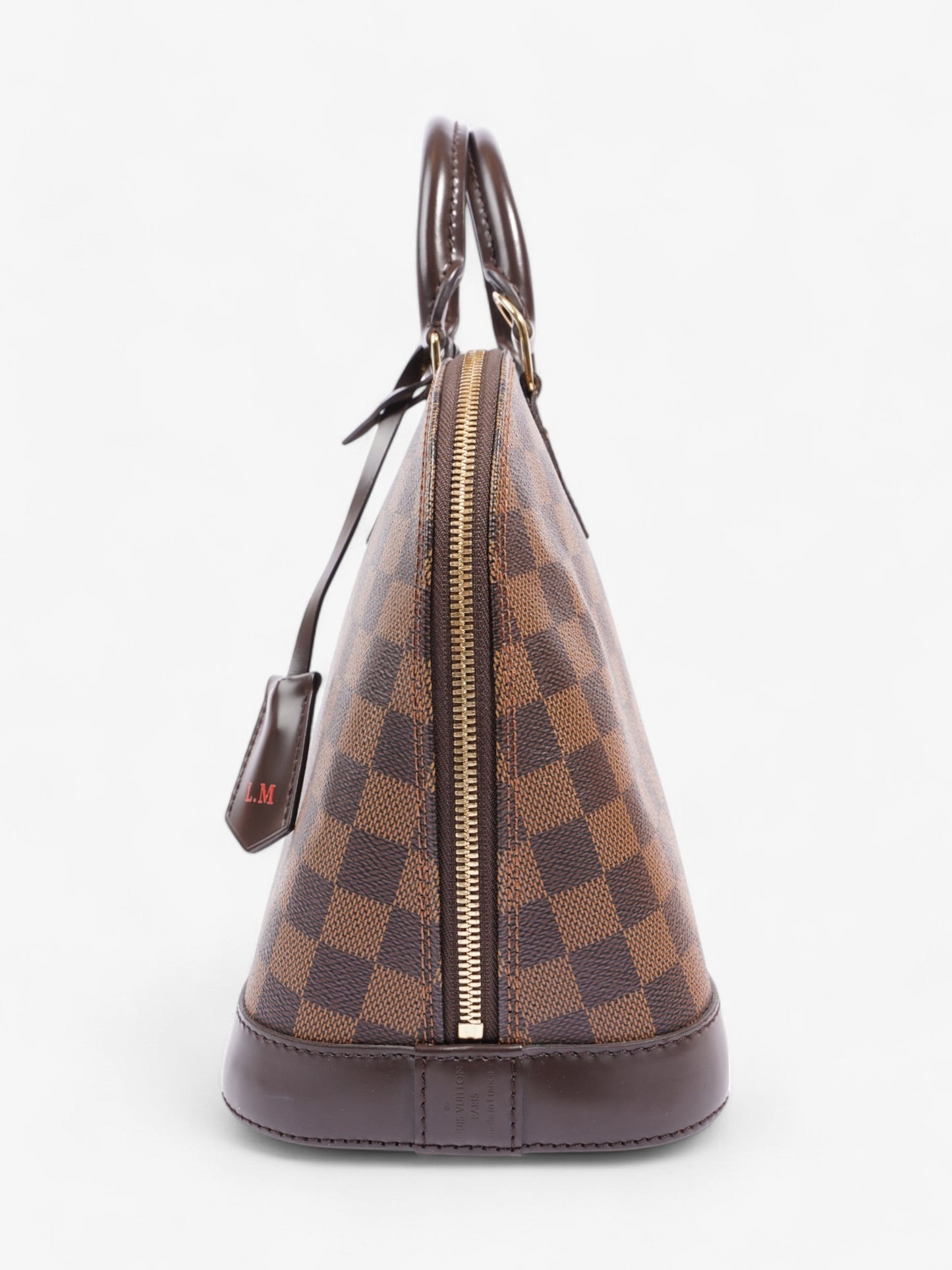 Louis Vuitton Alma Ebene Coated PM Damier Canvas Coated Canvas Apparel
