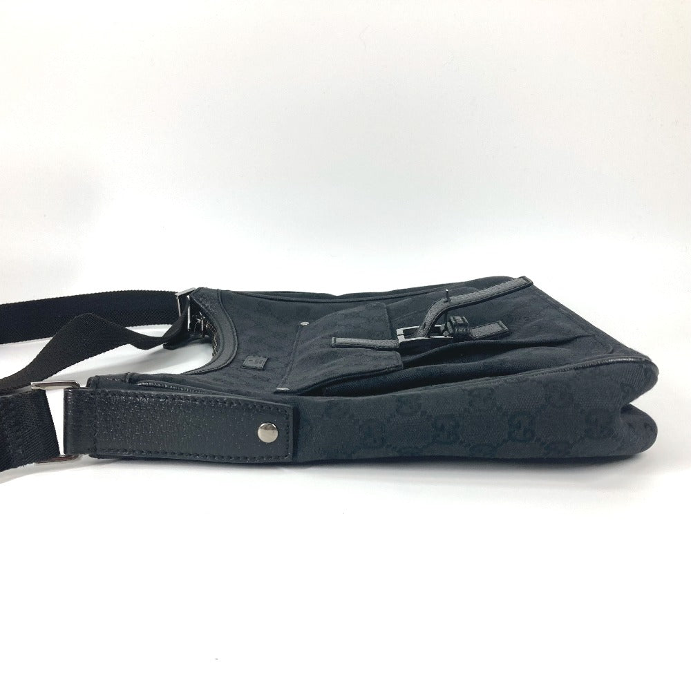 Gucci GG Canvas Black Shoulder Bag