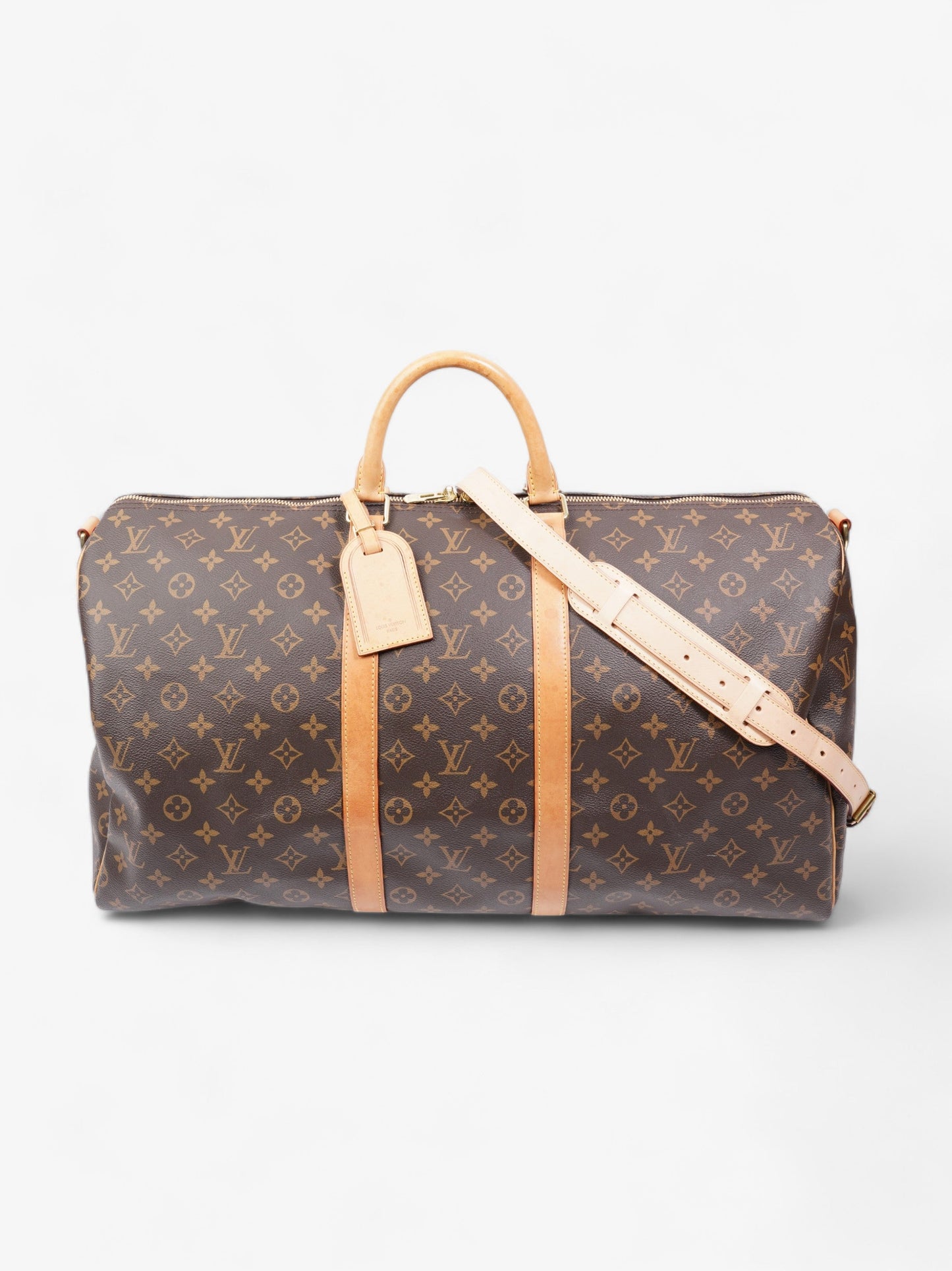 Louis Vuitton Keepall Bandouliere Coated 55 Monogram Canvas Coated Canvas Apparel Canvas 65