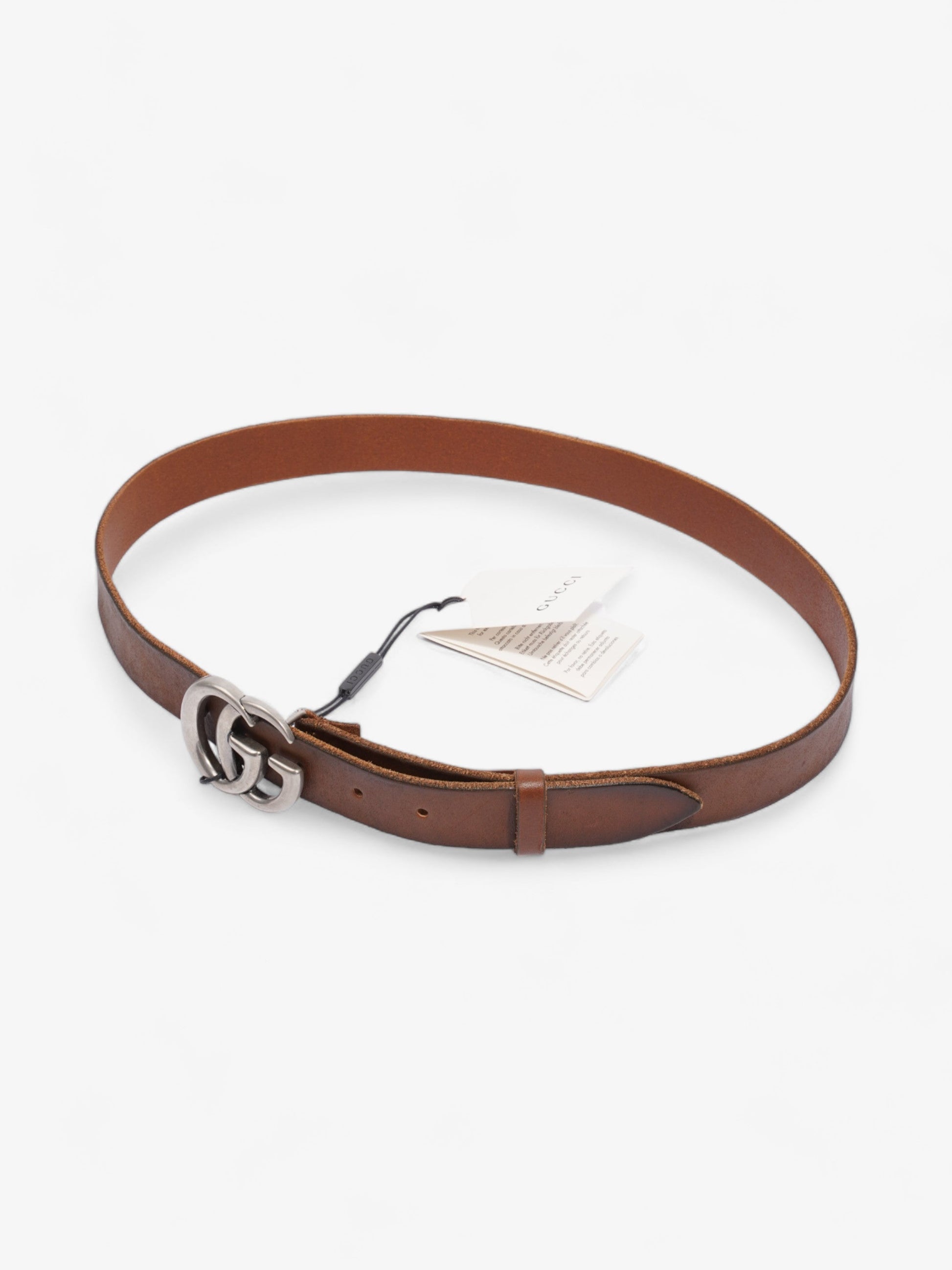 Gucci Marmont Thin Belt Handbag Leather Tan Accessory