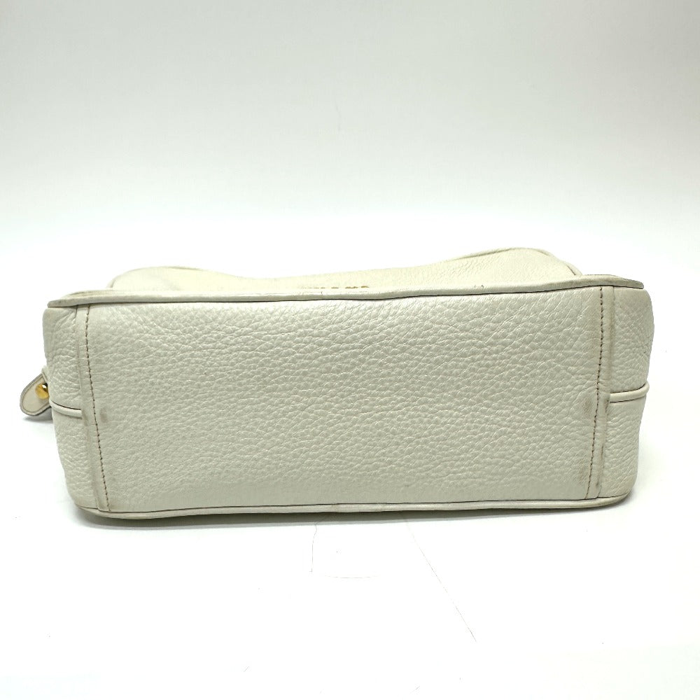 Shoulder Bag Leather White