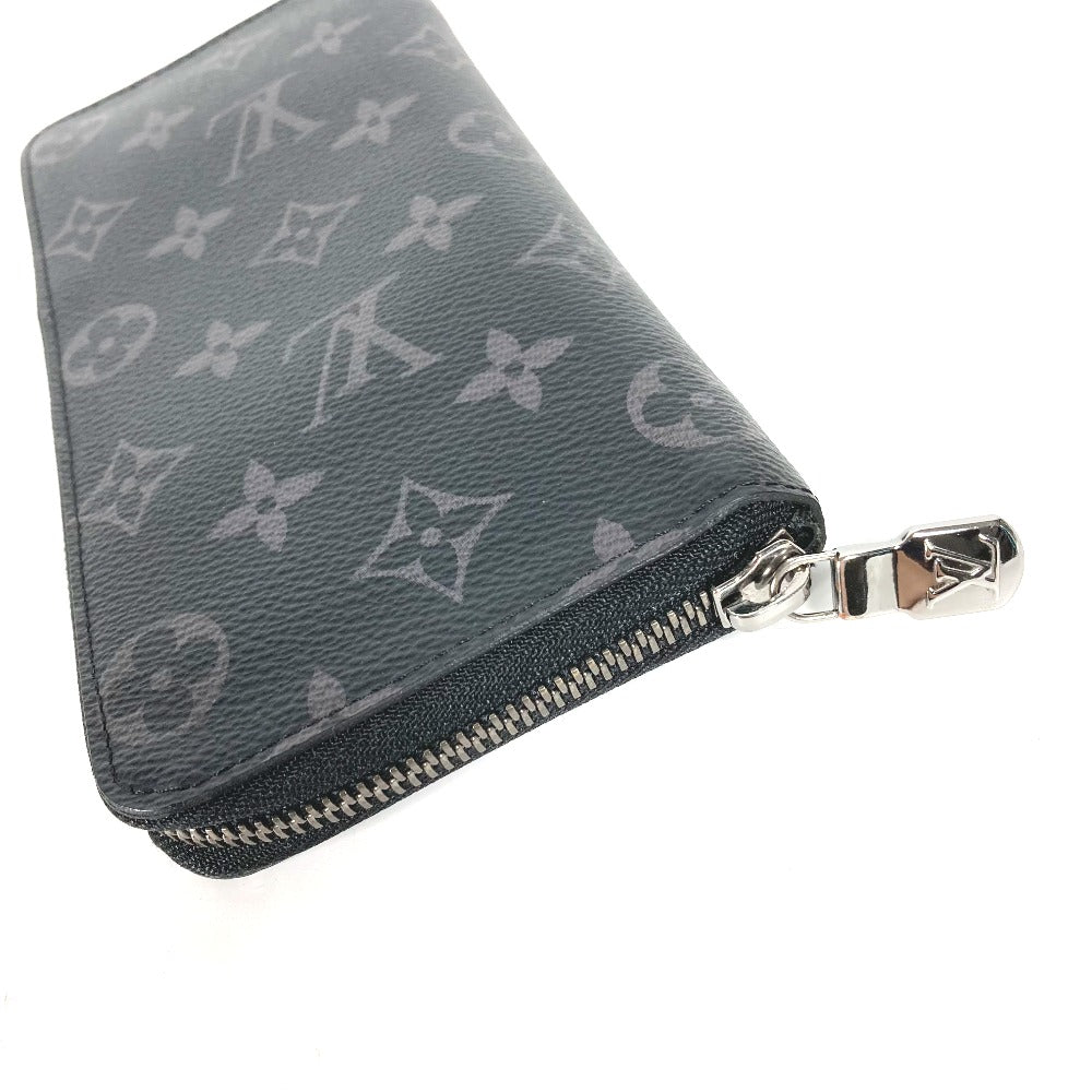 Louis Vuitton Long Purse M62295 Eclipse Monogram Canvas Black Wallet Case