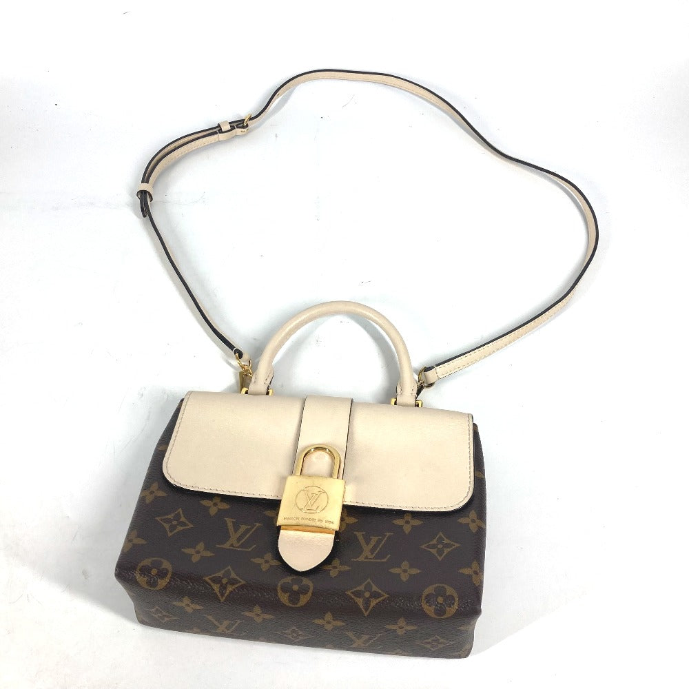 Louis Vuitton M44653 Rocky BB Monogram Canvas White Handbag