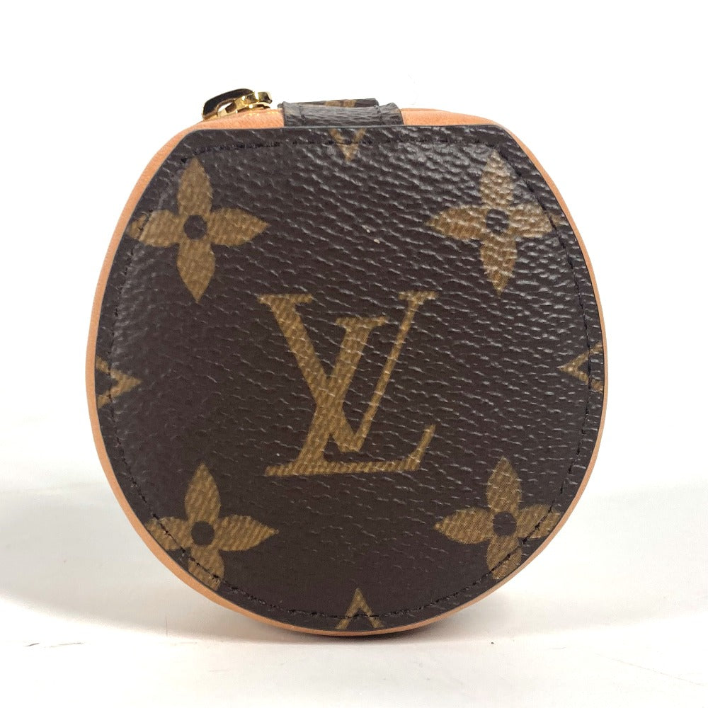 Louis Vuitton Pouch Etui Earphones AirPods Monogram Canvas Brown Handbag