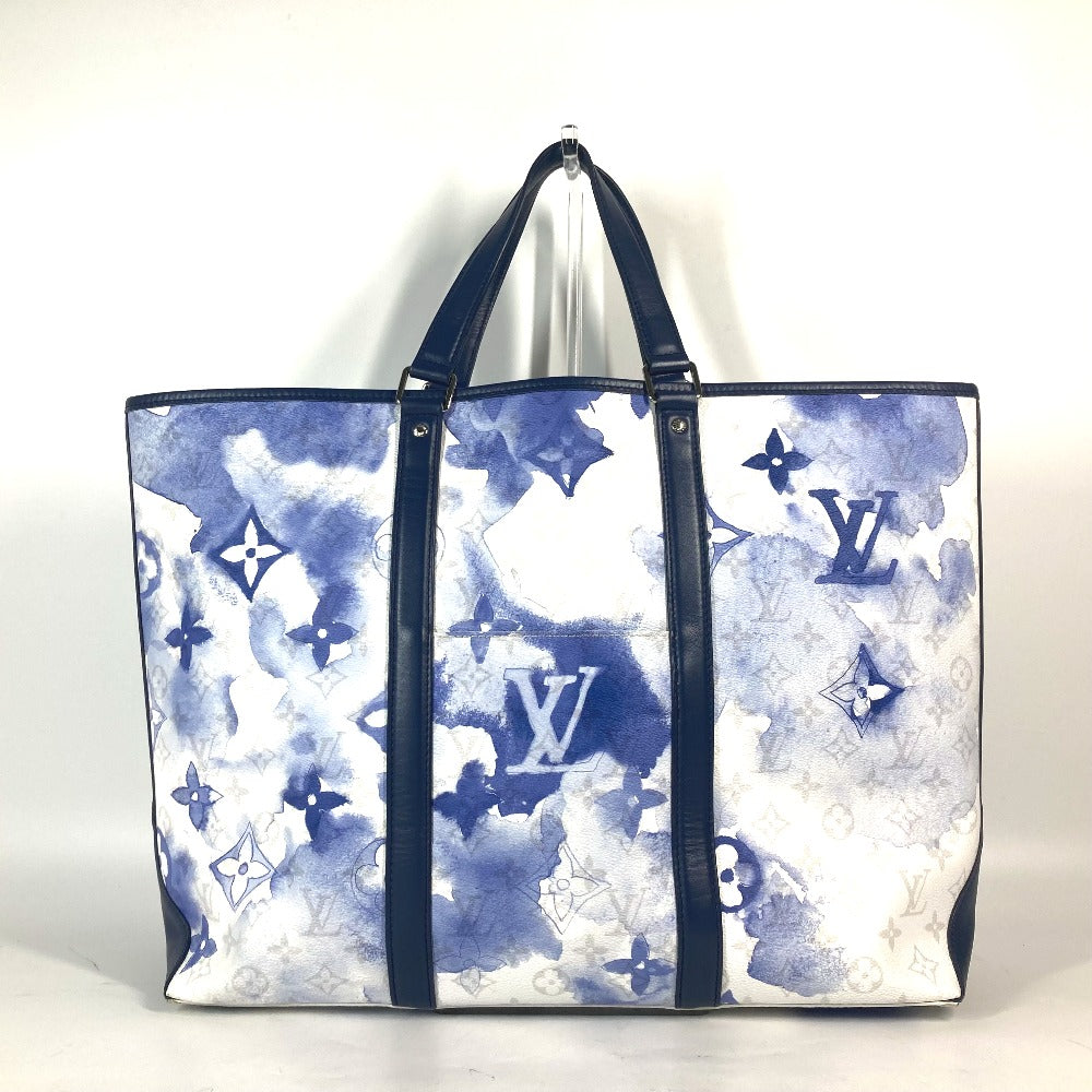 Louis Vuitton M45755 Weekend GM Monogram Canvas Blue Shoulder Bag