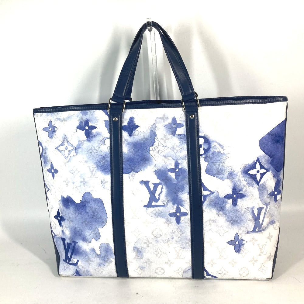 Louis Vuitton M45755 Weekend GM Monogram Canvas Blue Shoulder Bag