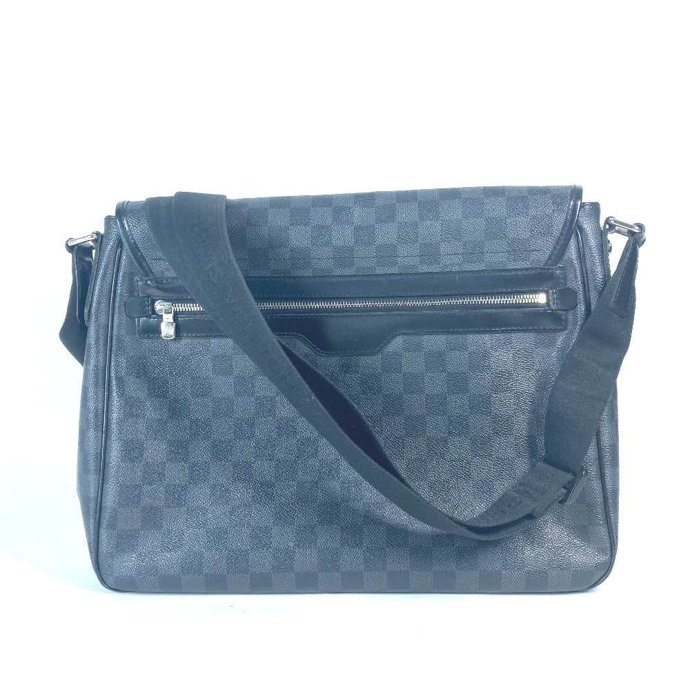 Louis Vuitton N58033 Damier Grafitto Damier Grafitte Canvas Black Shoulder Bag