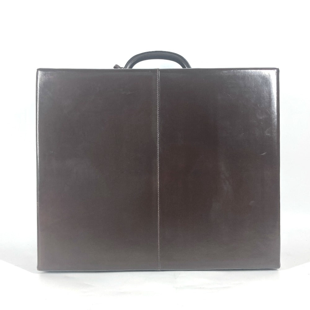 Hermes Handbag Vash Dark Ale Light Gm Leather Brown Travel Bag