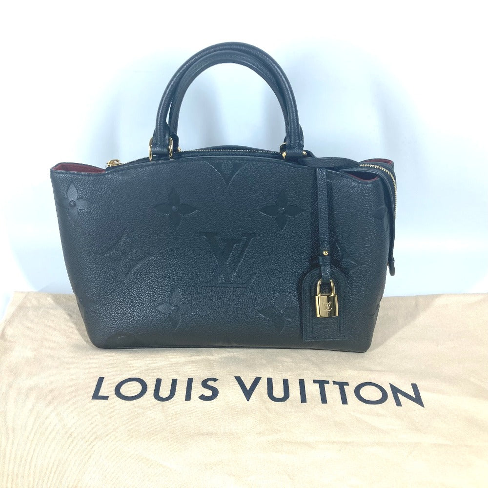 Louis Vuitton M58916 Ann Platt Ann Platt Monogram Leather Black Handbag Ot 14