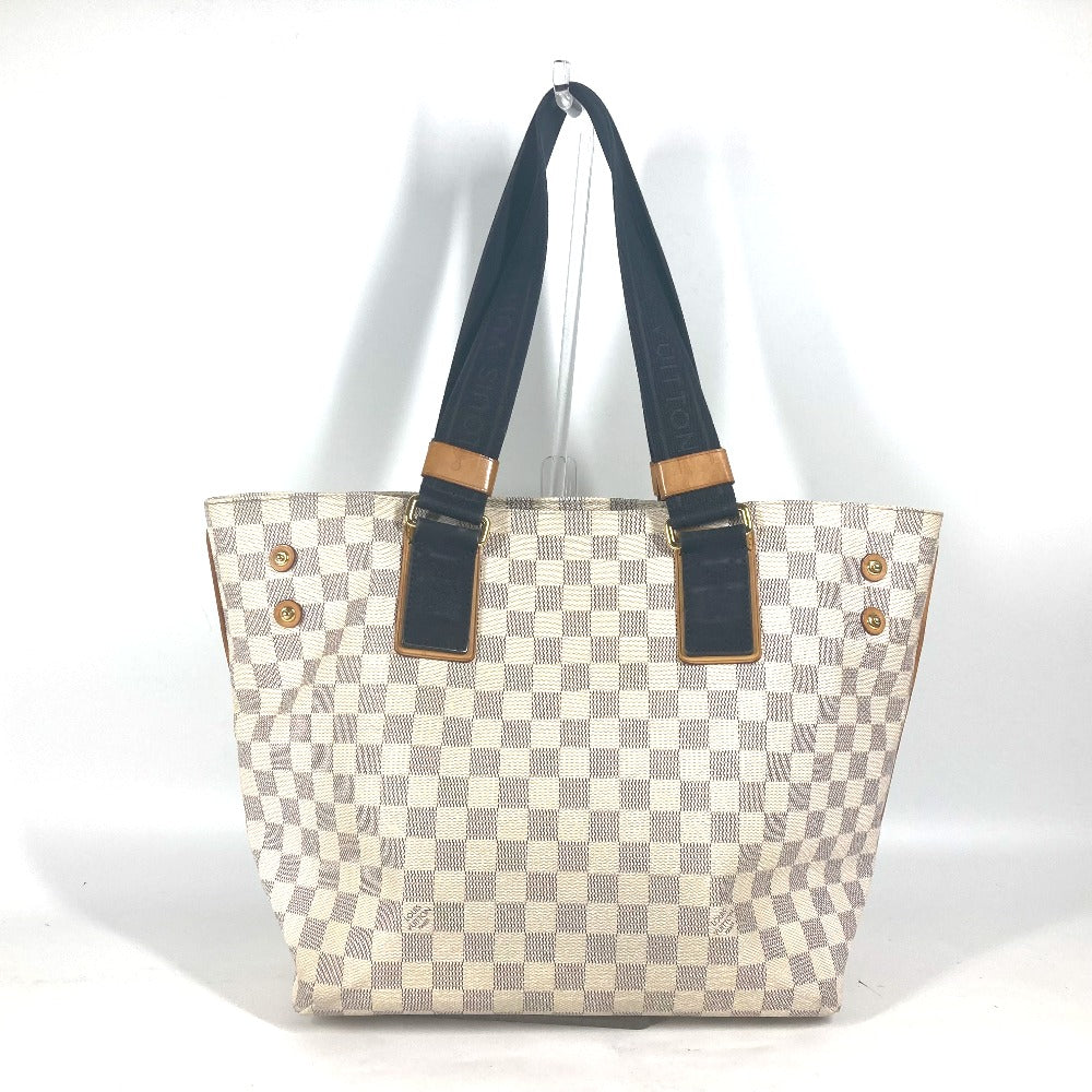 Louis Vuitton N41179 Damier Azur Damier Azul Canvas White Shoulder Bag