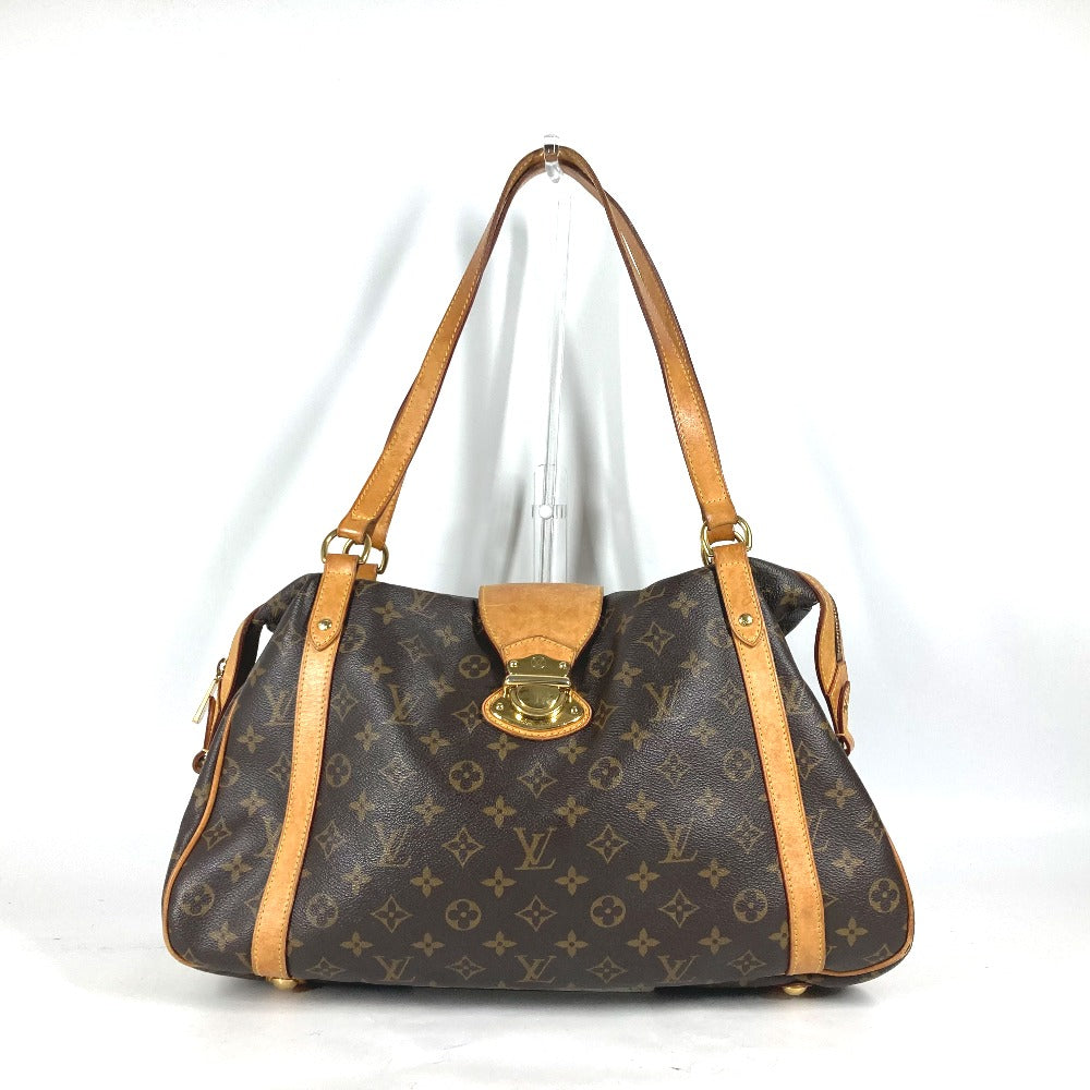 Louis Vuitton M51188 Stresa GM Monogram Canvas Brown Shoulder Bag