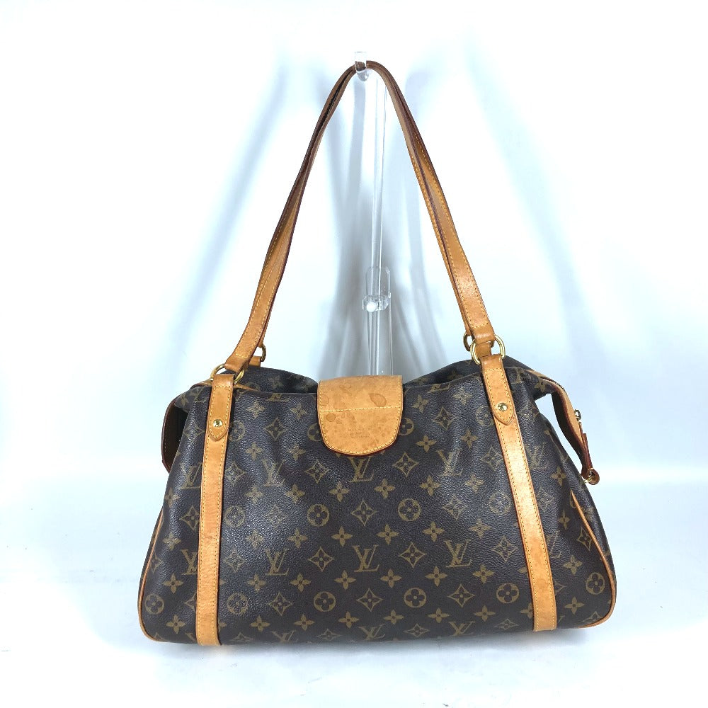 Louis Vuitton M51188 Stresa GM Monogram Canvas Brown Shoulder Bag